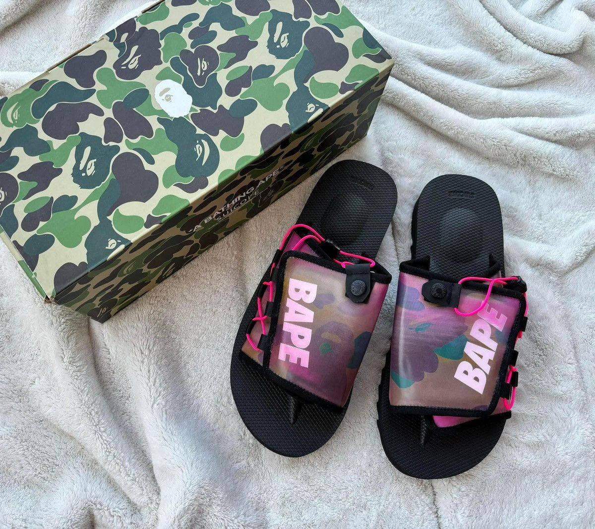 suicoke sandals bape
