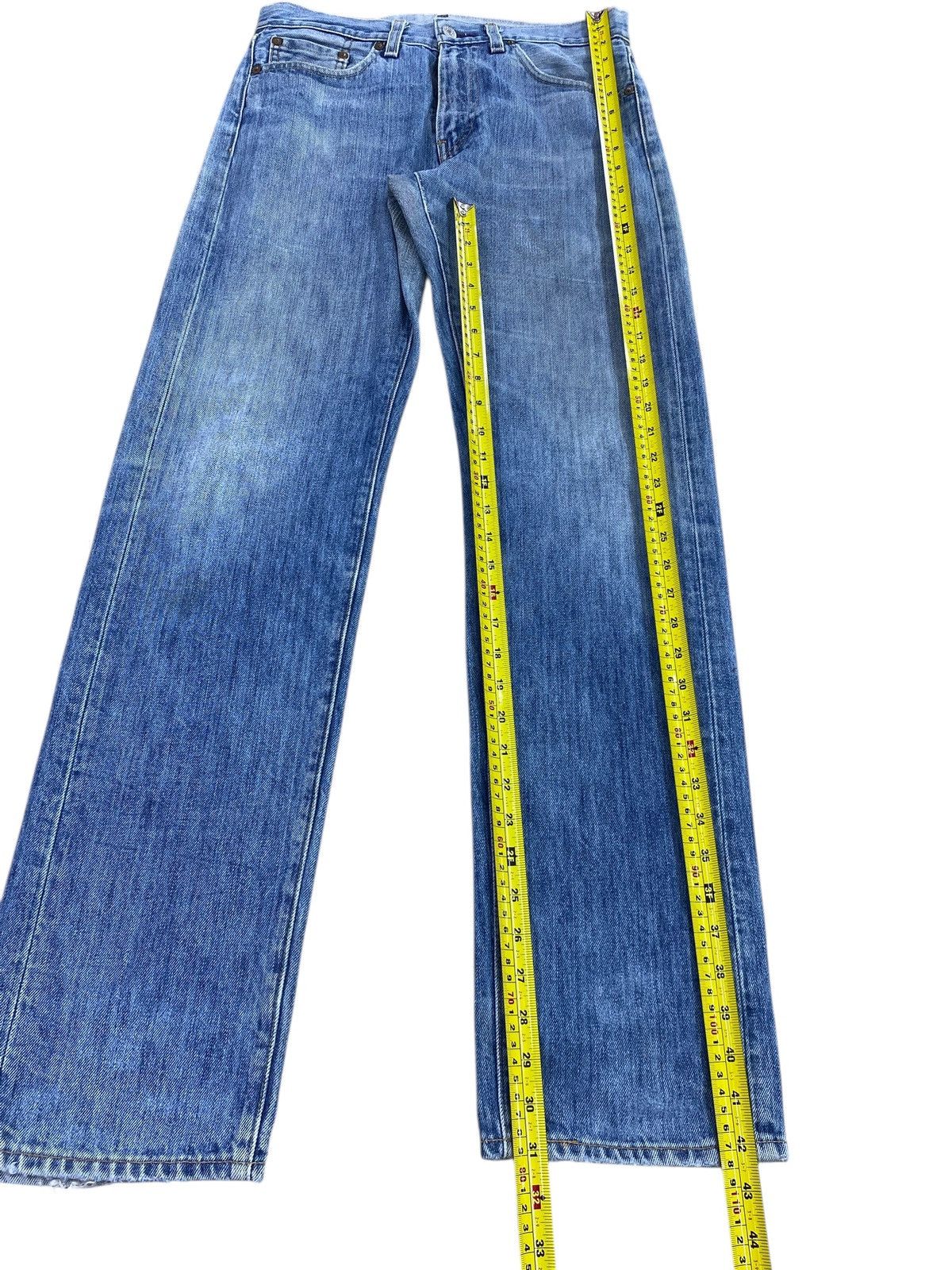Levi's Levi’s Acid Blue Wash Straight Leg Style Jeans Size US 31 - 7 Thumbnail
