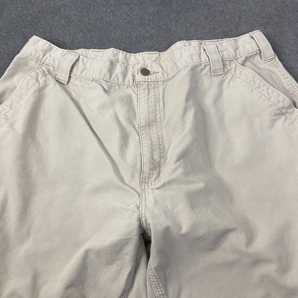Carhartt Carhartt Carpenter Pants Mens Work Utility Beige 40x30 EUC Size US 40 / EU 56 - 3 Thumbnail