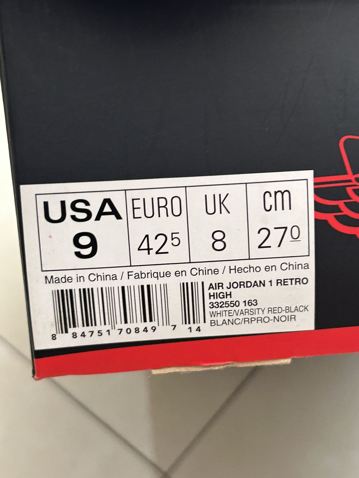Jordan Brand Jordan 1 2013 Chicago Size US 9 / EU 42 - 7 Thumbnail