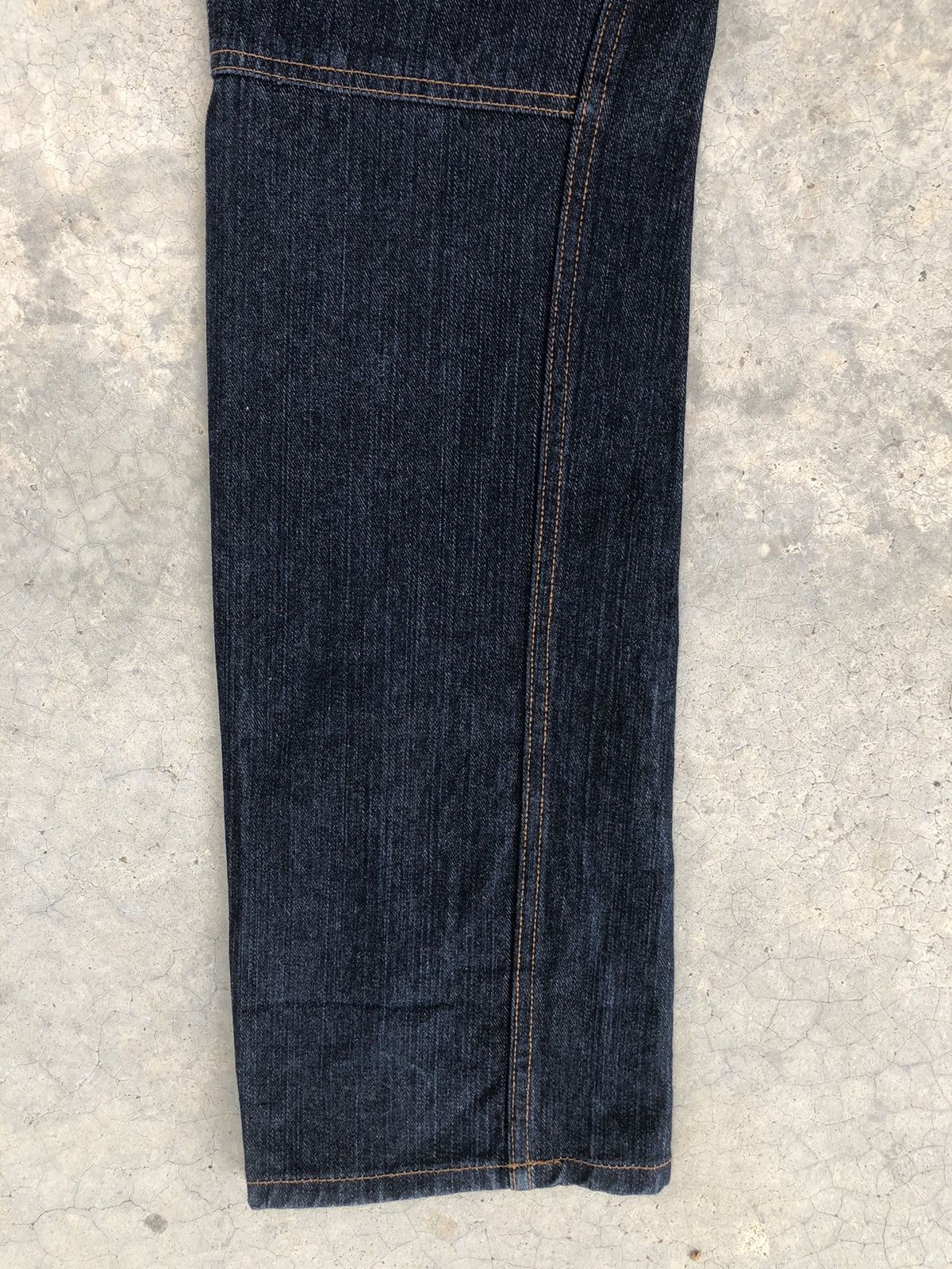 Hysteric Glamour Japanese Dominate Handcrafted Double Waist Distressed Jeans Size US 30 / EU 46 - 13 Thumbnail