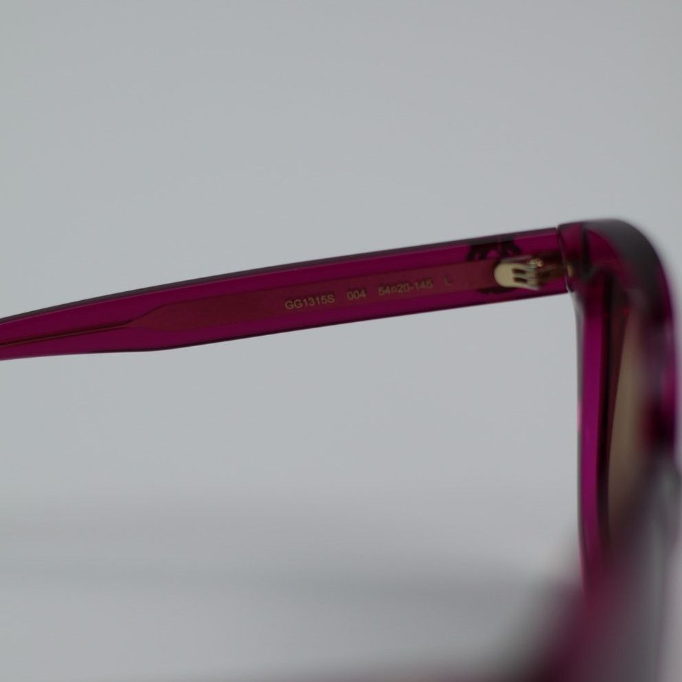Gucci Gucci Sunglasses GG1315S 004 Fuchsia/Burgundy Mirror Women Size ONE SIZE - 8 Thumbnail