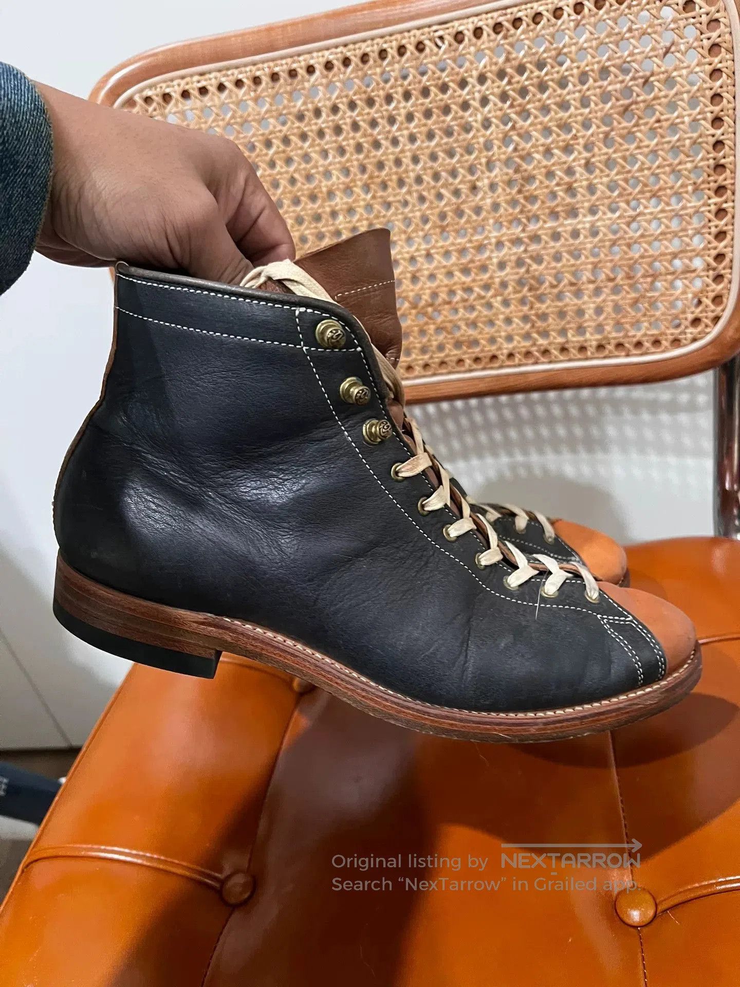 Rolling Dub Trio Tenjin Works x Rolling Dub Trio Boxing Boots. Size US 7.5 / EU 40-41 - 3 Thumbnail