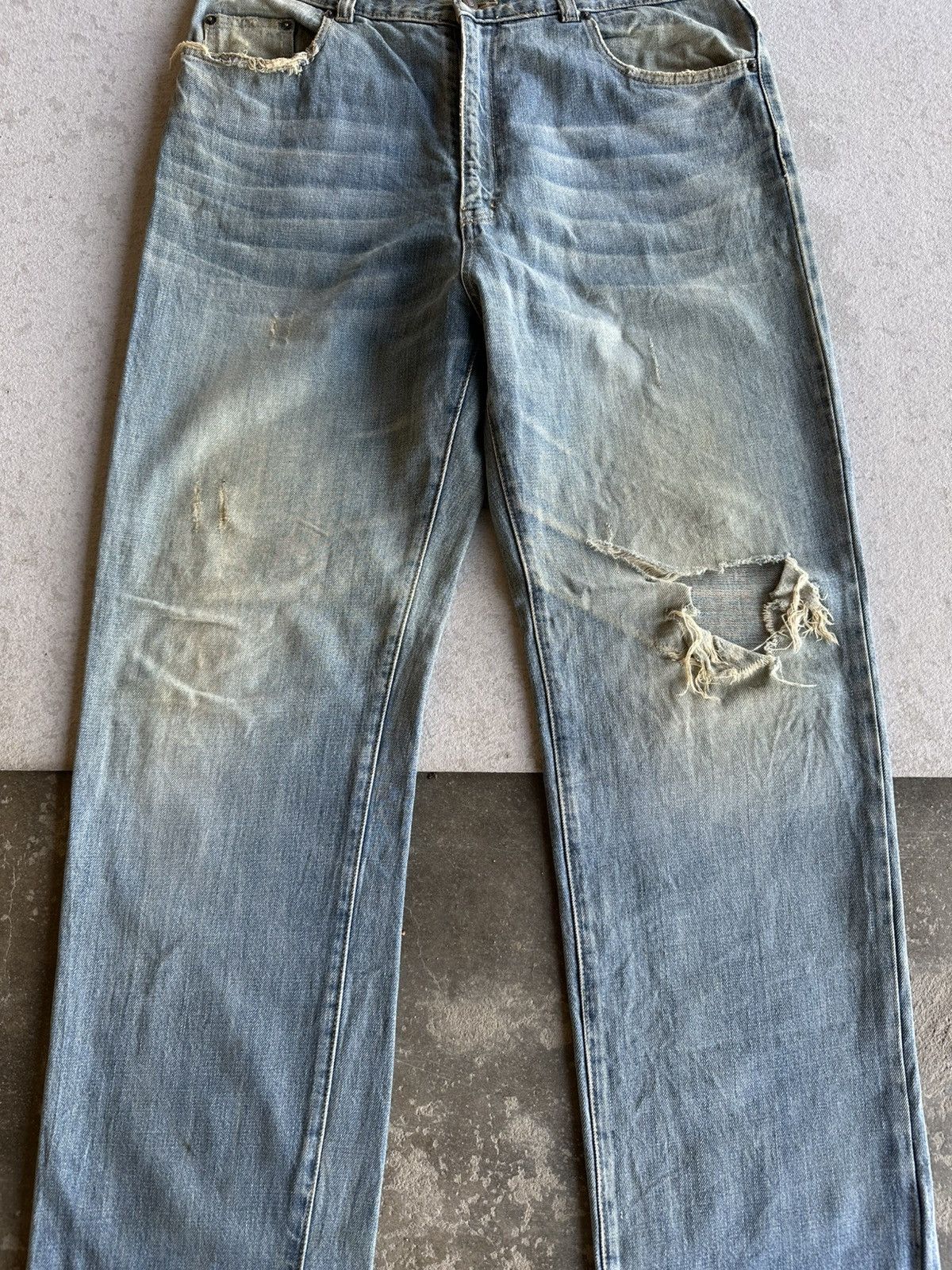 The Smiths OFFERS🔥Vintage SMITH’S JEANS W37 L33 Distressed Denim Pants Size US 37 - 2 Thumbnail