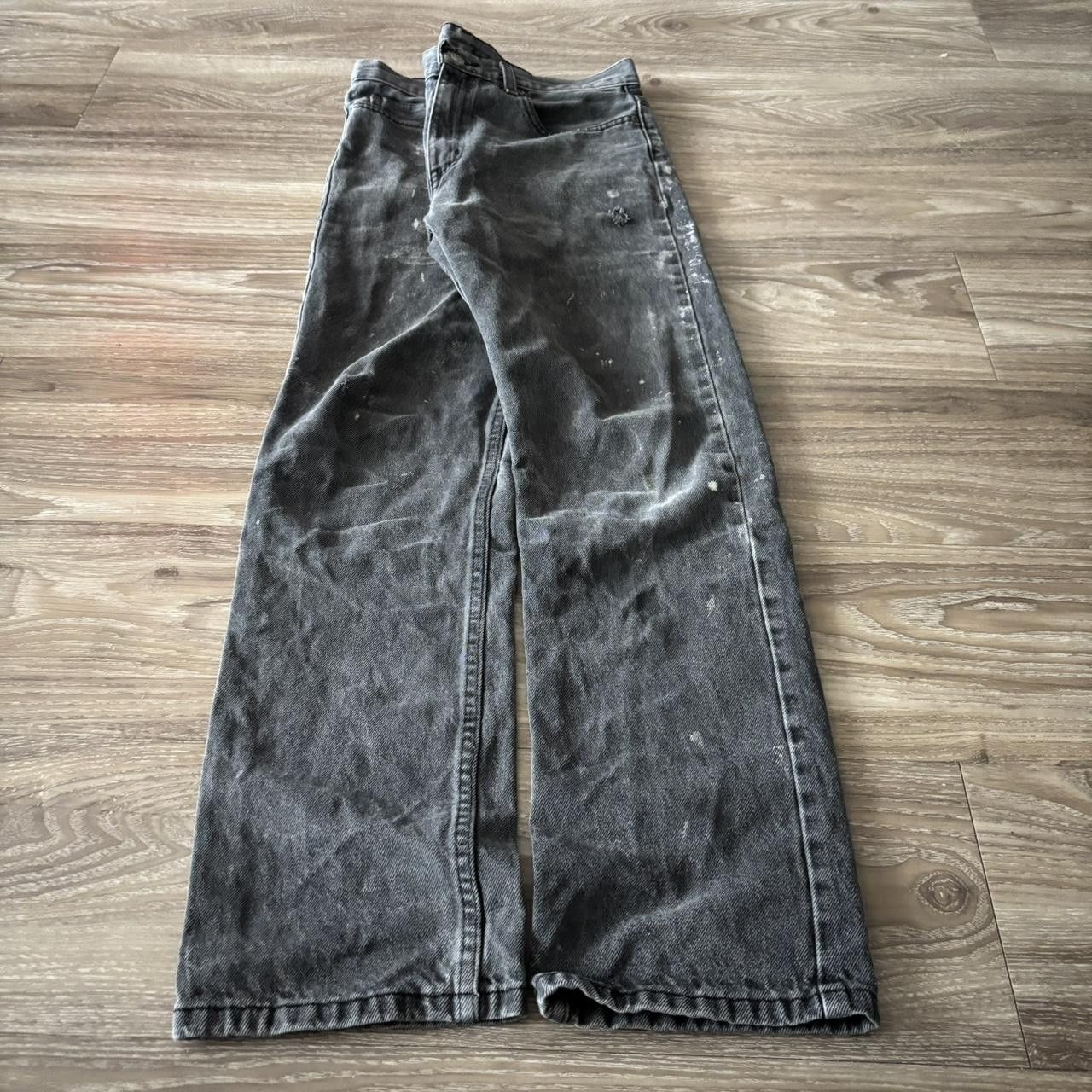 Vintage Crazy Vintage Y2K/2000s Grunge Faded Black Denim Jeans! 30x30 Size US 30 / EU 46 - 3 Thumbnail