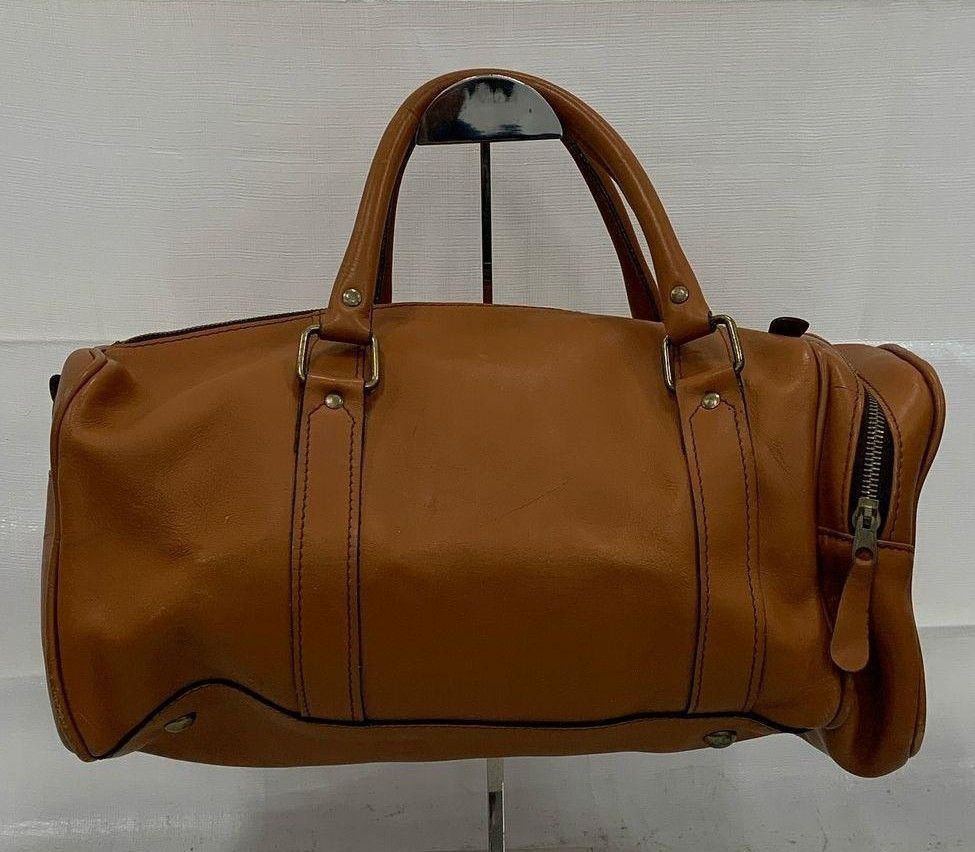 Other RARE 70s Condor British Tan Leather Duffel - Carry-On Gem Size ONE SIZE - 1 Thumbnail