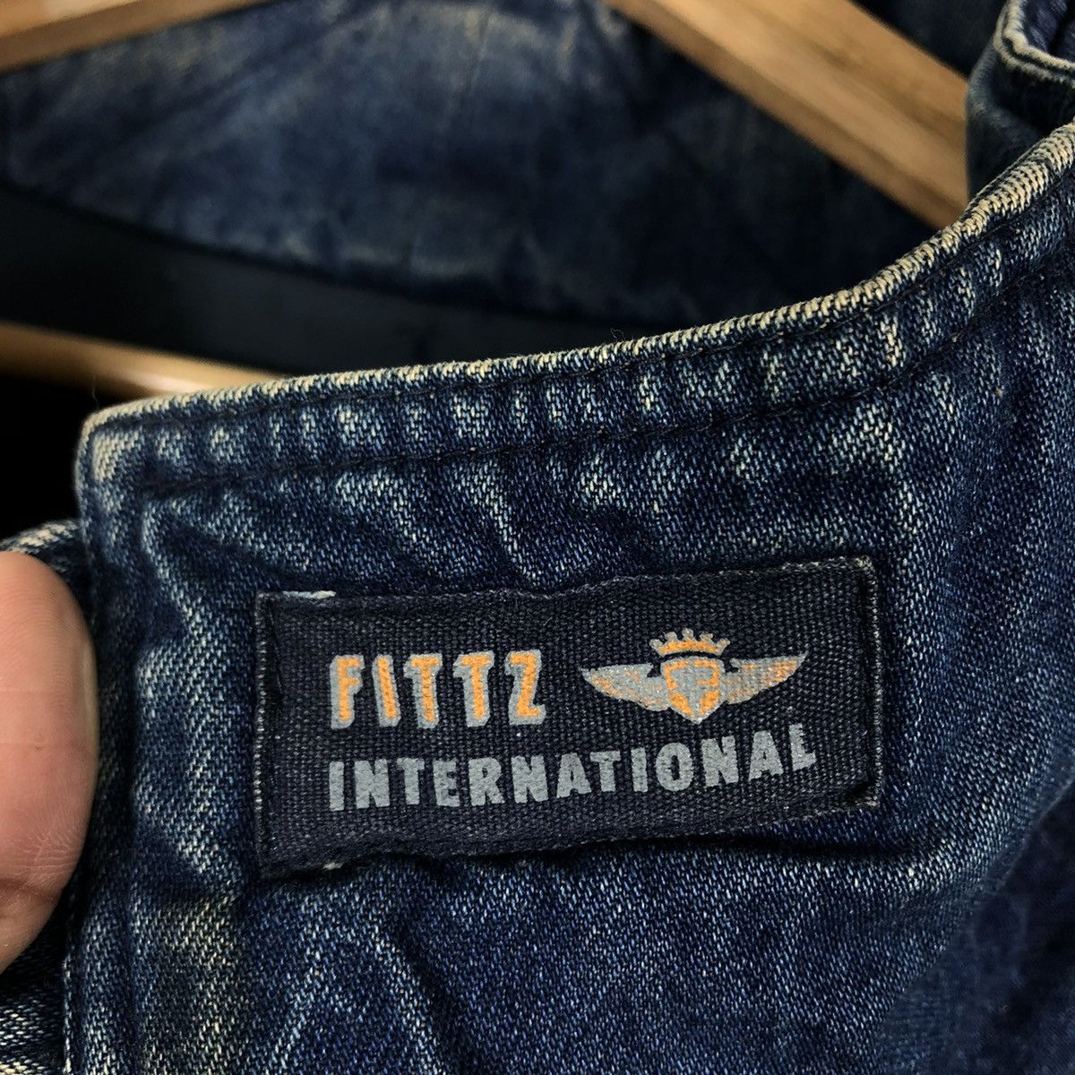 Hysteric Glamour 🔥Bondage Parachute Denim Bomber Jacket Fittz Japan Made Size US M / EU 48-50 / 2 - 13 Thumbnail