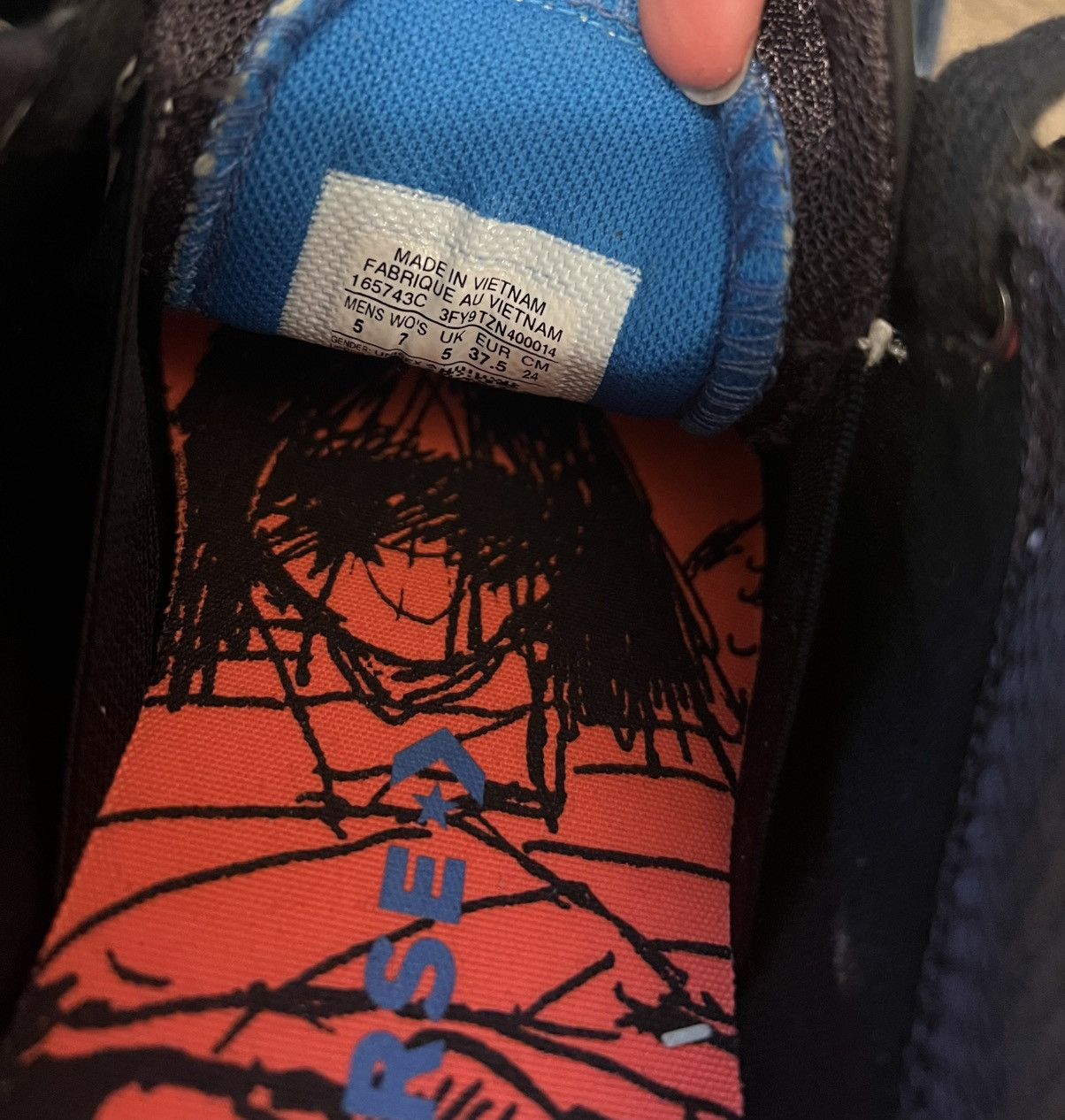Converse × Sad Boys Sad Boys Converse Size US 5 / EU 37 - 4 Thumbnail