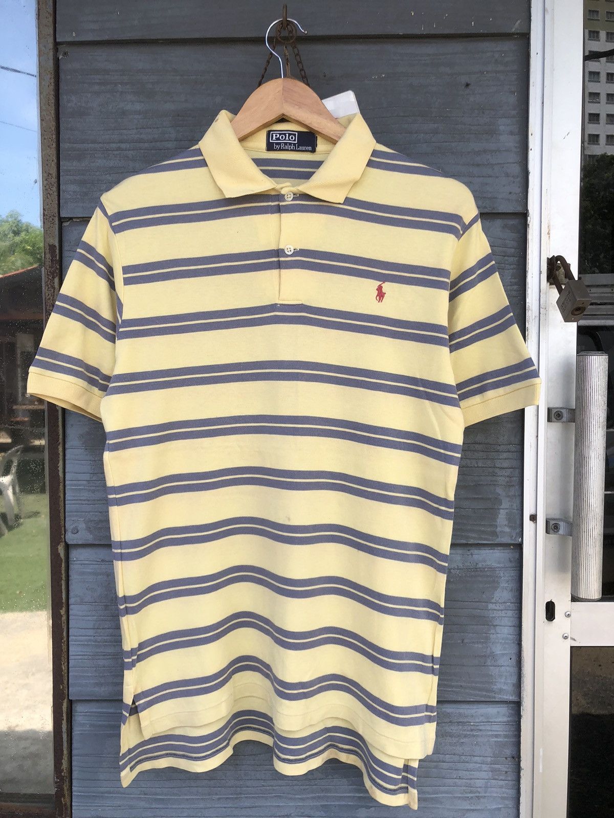 Polo Ralph Lauren Vintage Polo Ralph Lauren Stripe Polo Shirt Size US M / EU 48-50 / 2 - 1 Thumbnail