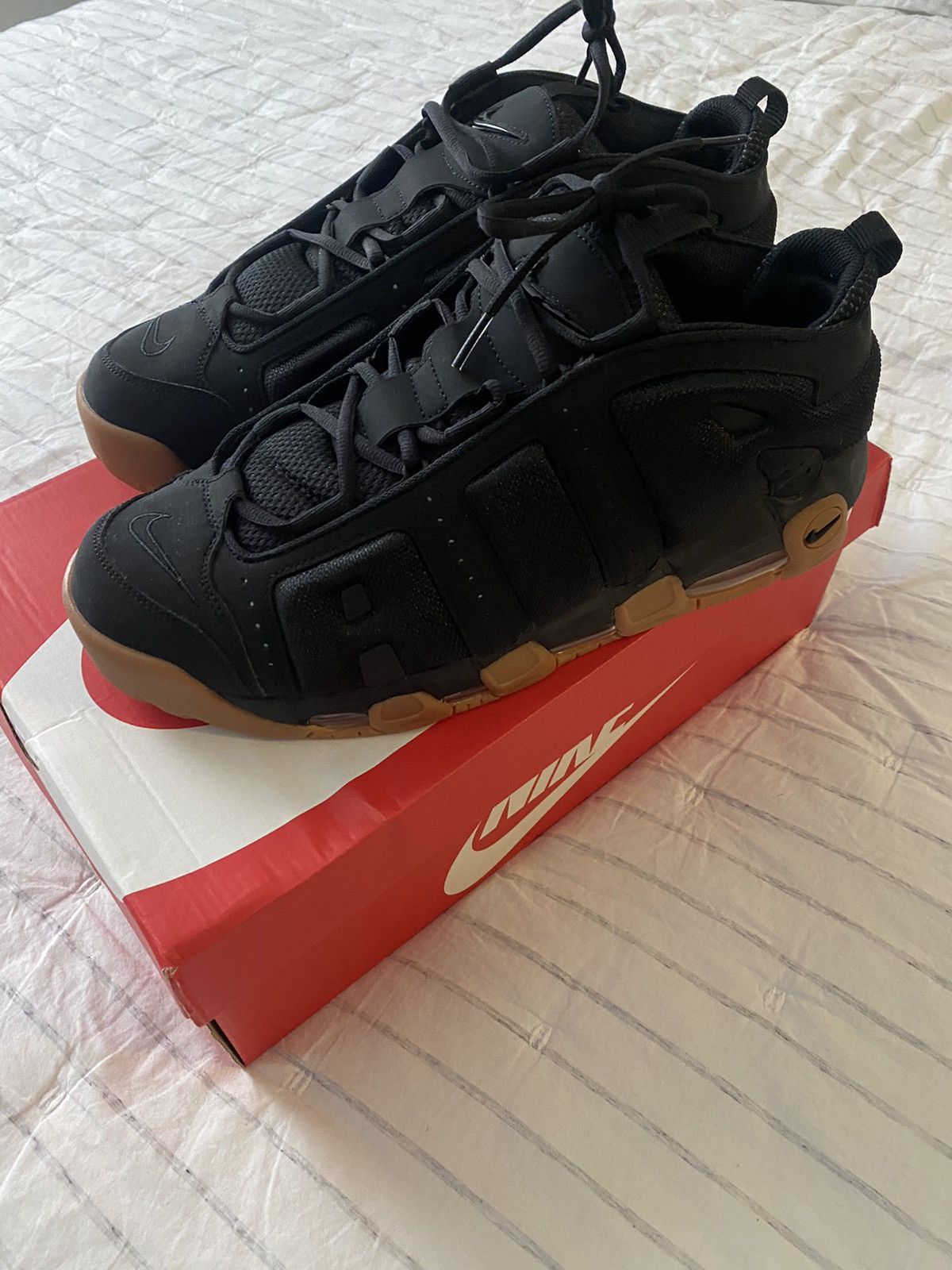Nike Nike Air More Uptempo Low Black Sz13 Brand New Size US 13 / EU 46 - 1 Thumbnail