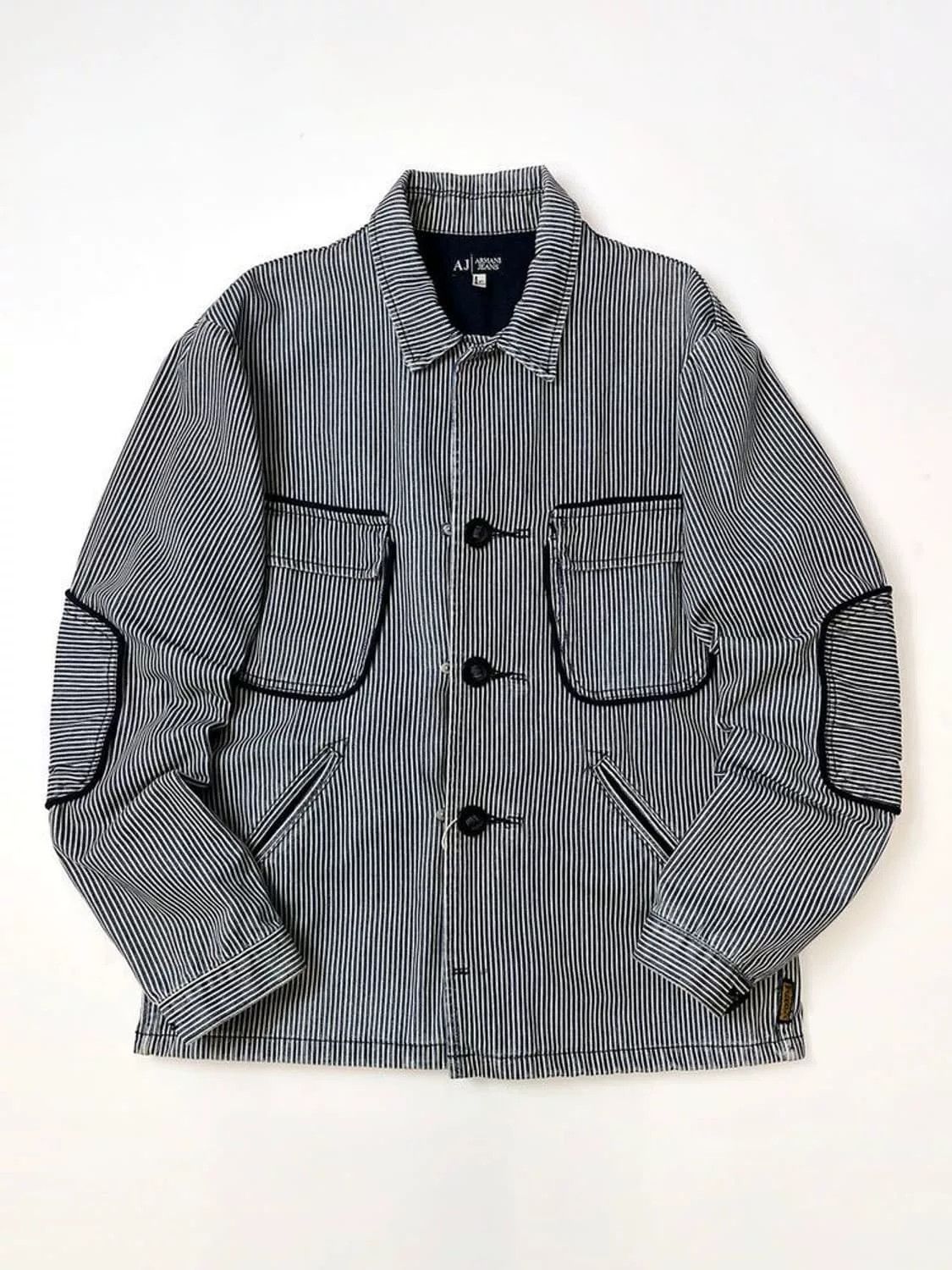 Armani Armani Vintage Workwear Jacket Size US M / EU 48-50 / 2 - 1 Thumbnail