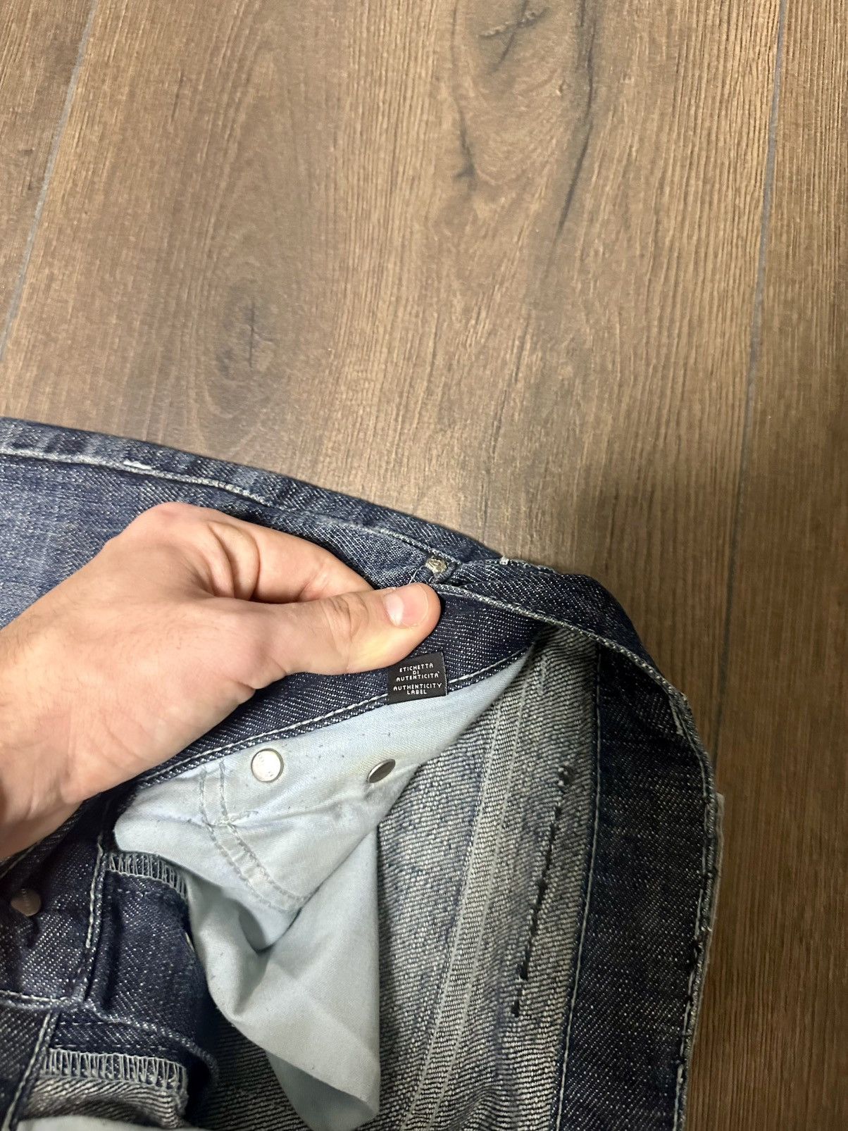 Versace × Vintage Vintage Versace Oversize Y2K Fit Jeans Size US 36 / EU 52 - 16 Thumbnail