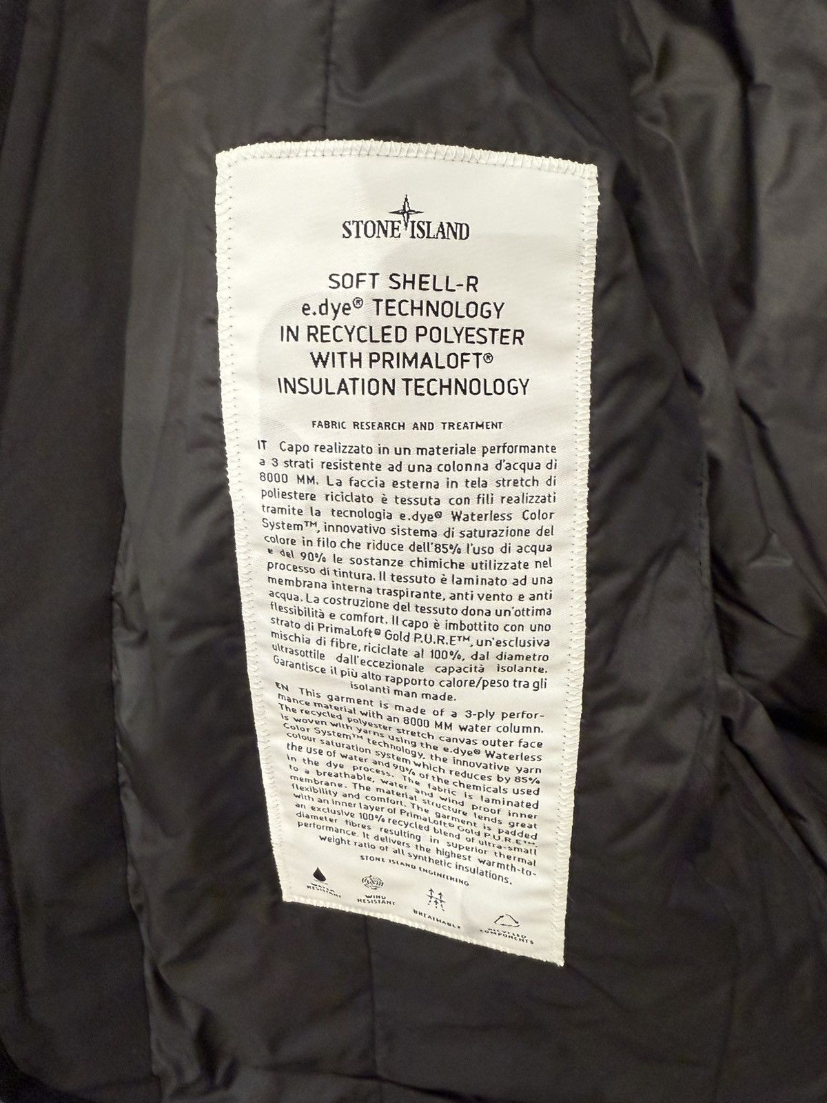 Stone Island 🔥Stone Island Soft Shell-R Primaloft Jacket Black🔥 Size US XXL / EU 58 / 5 - 5 Thumbnail