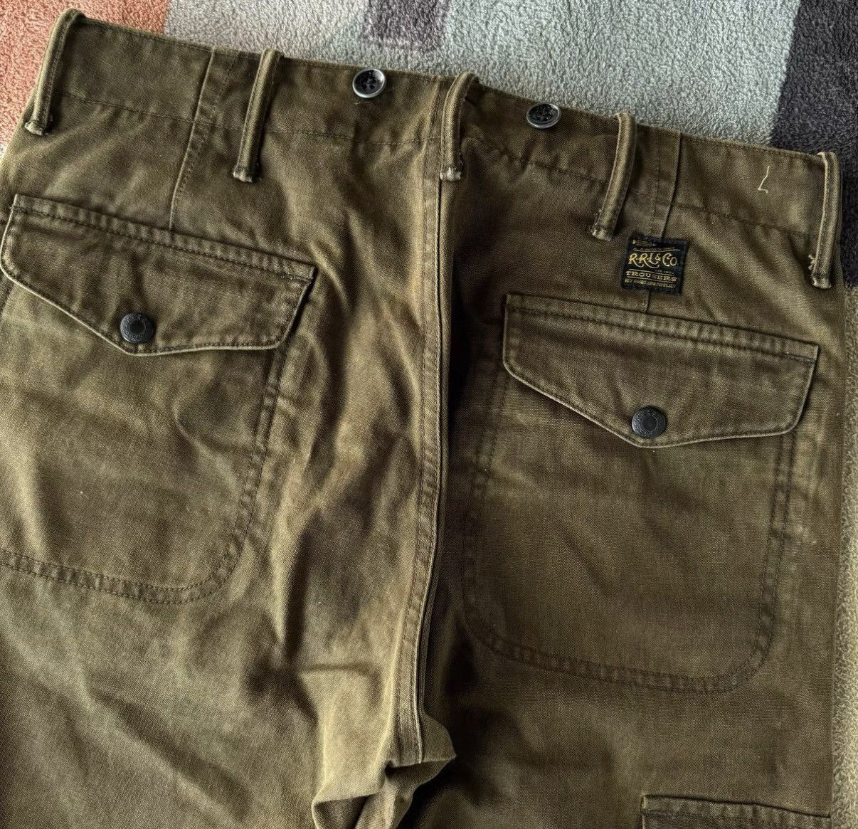 RRL Ralph Lauren RRL Ralph Lauren Double RL Canvas Work Pants K22 Size US 29 - 7 Thumbnail