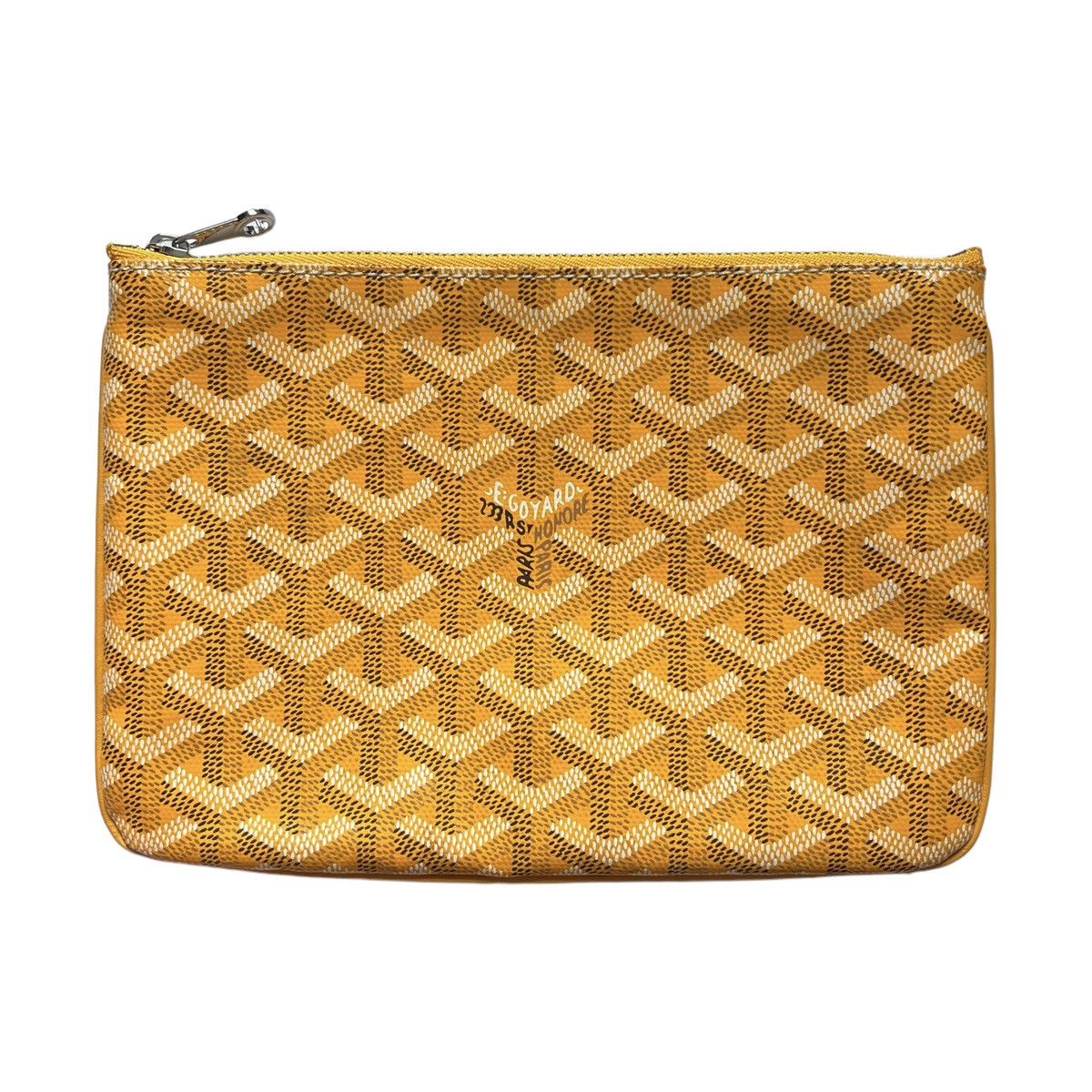 image of Goyard Senat Pm Pouch in Yellow, Men's