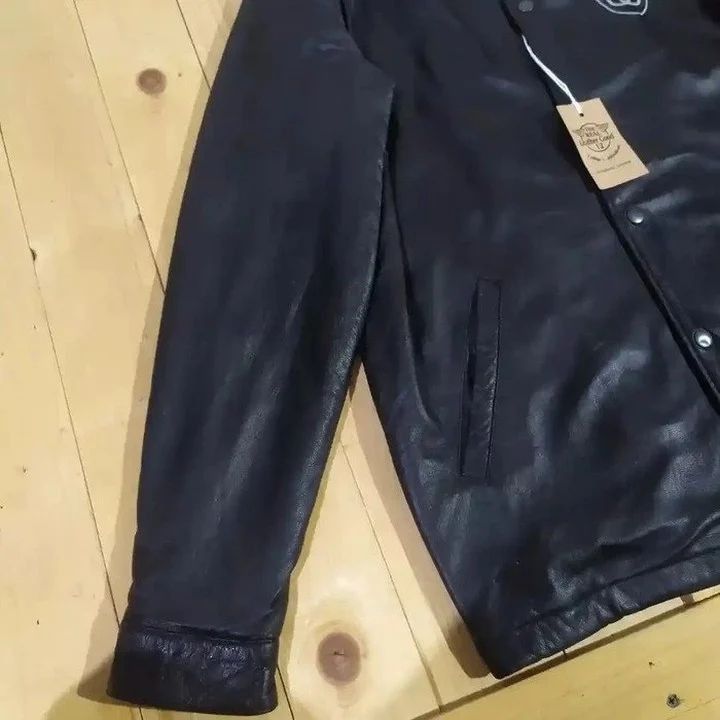 Stussy STUSSY CALIFORNIA USA LEATHER WINDBREAKER MONOGRAM JACKET Size US L / EU 52-54 / 3 - 6 Thumbnail