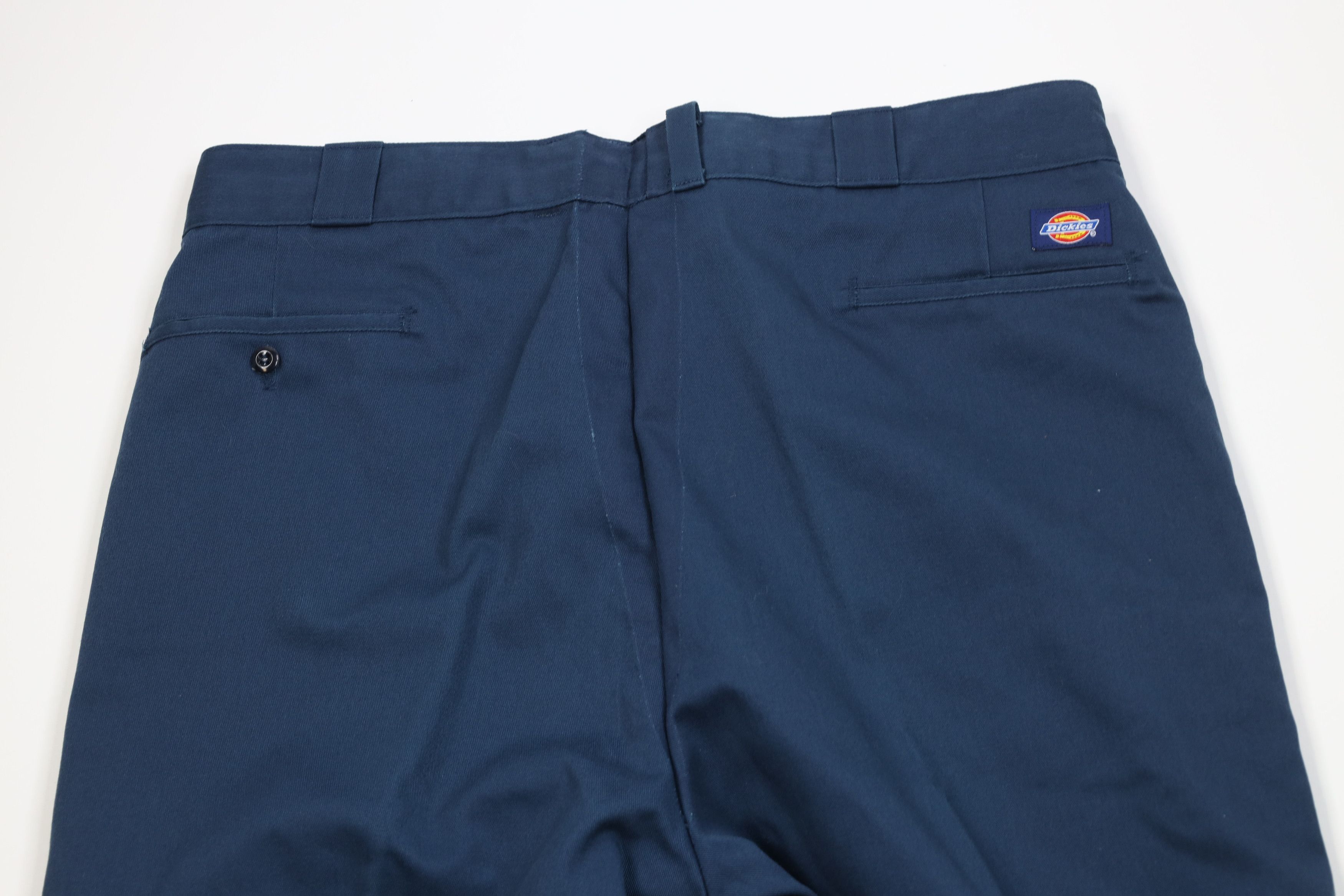 Dickies Vintage 70s Dickeis Chamois Lined Wide Leg Pants Blue USA Size US 38 / EU 54 - 12 Thumbnail