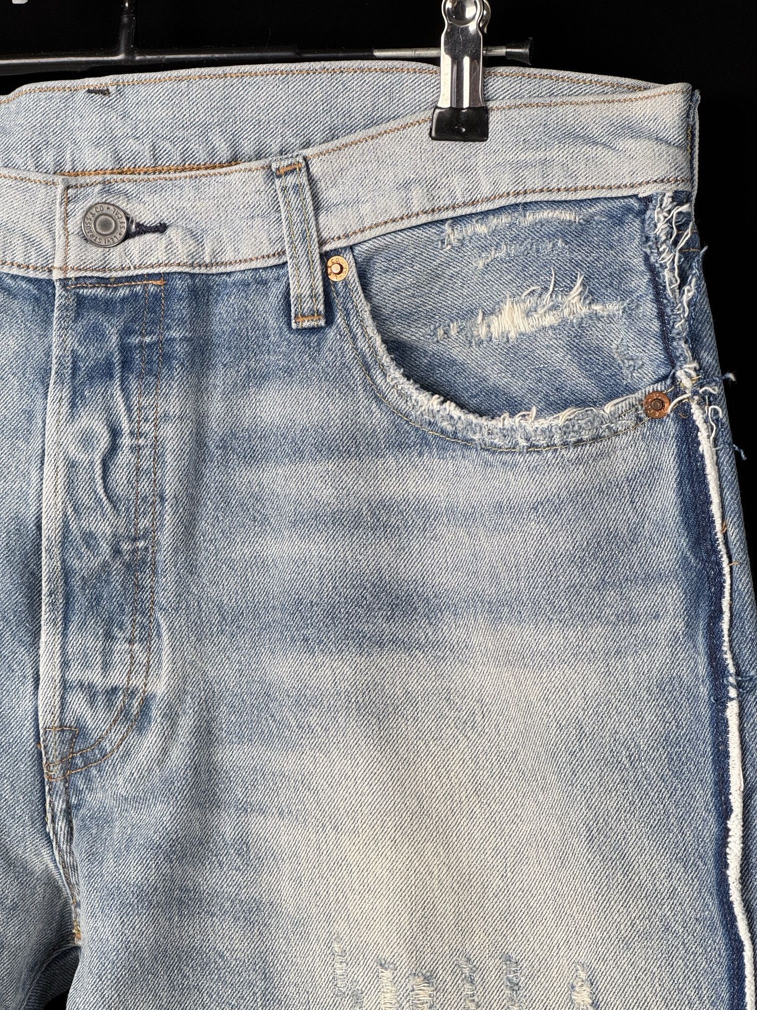 Levi's Levis 501 distressed jean Size US 36 / EU 52 - 3 Thumbnail