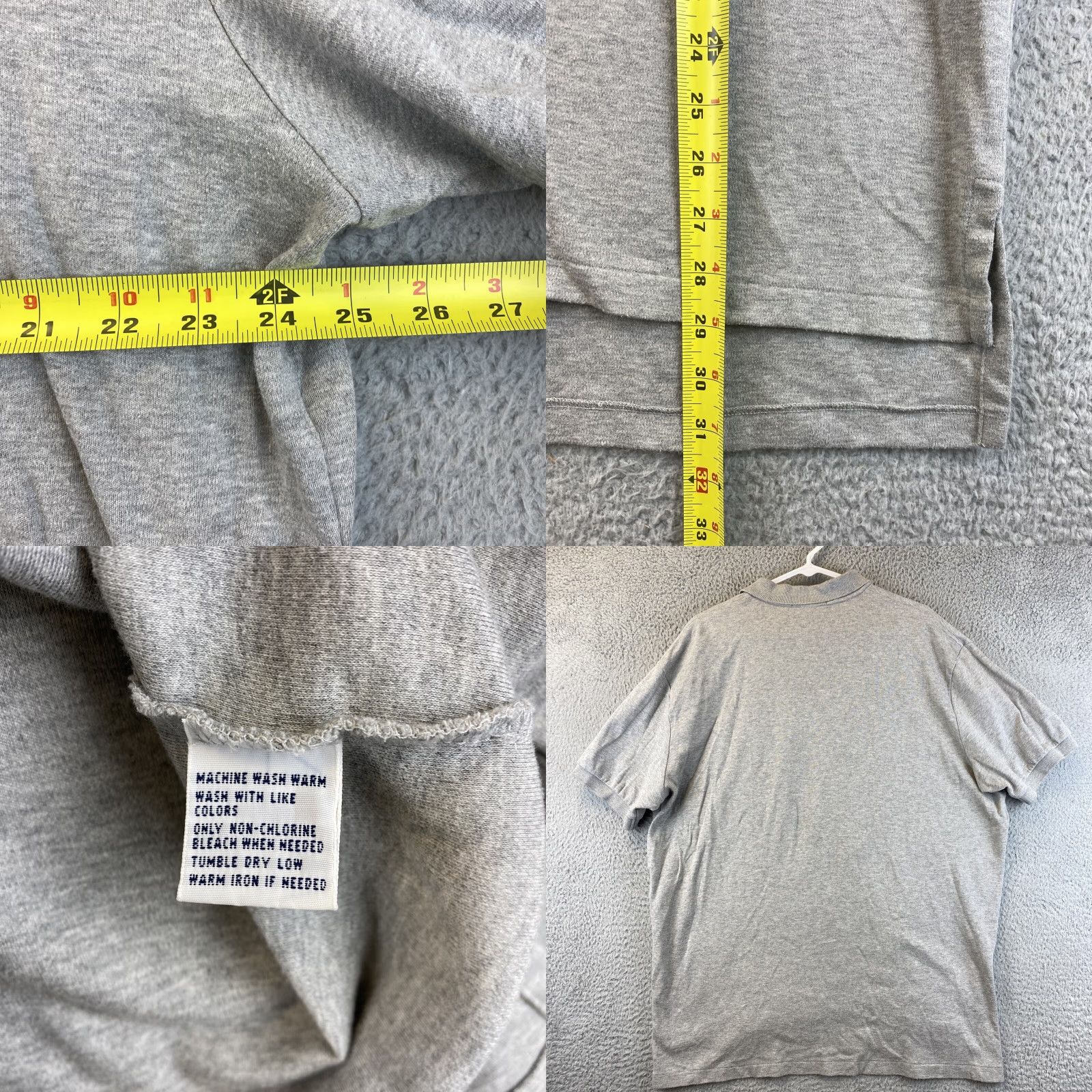 Polo Ralph Lauren Ralph Lauren Men's Classic Fit Short Sleeve Polo Shirt Gray XL Mens Size US XL / EU 56 / 4 - 8 Thumbnail