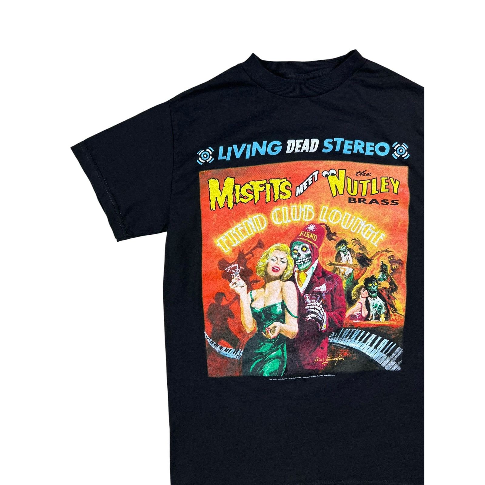 Band Tees × Misfits × Vintage Vintage 2005 Misfits Records Fiend Club Lounge band tee (S) Size US S / EU 44-46 / 1 - 4 Thumbnail