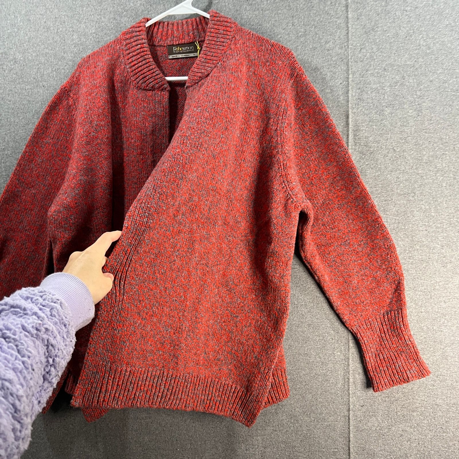 Other Fisherman Out of Ireland Merino Wool & Cashmere Blend Size XL / US 12-14 / IT 48-50 - 5 Thumbnail