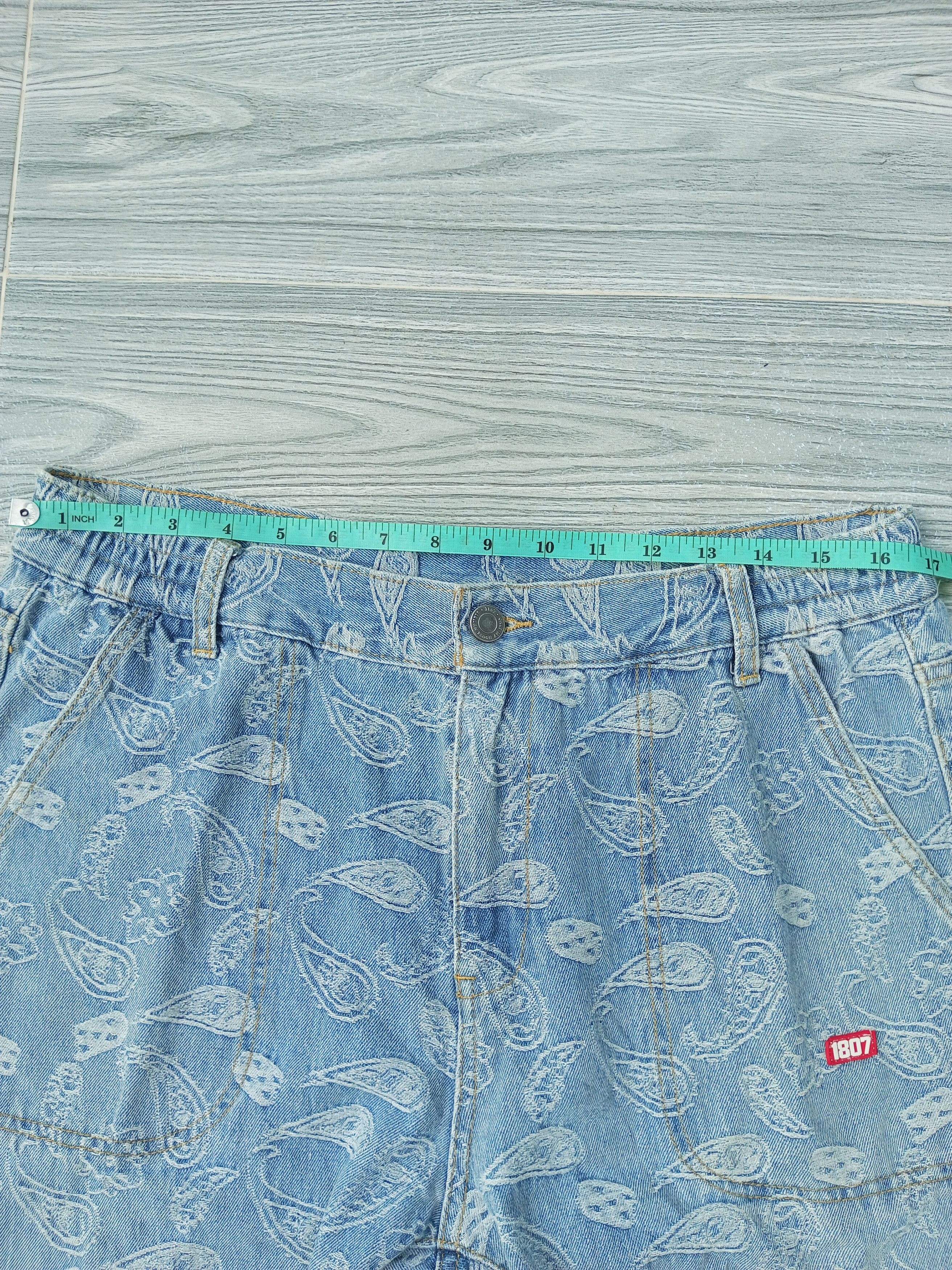 Japanese Brand Baggy Paisley denim manace style Size US 34 / EU 50 - 12 Thumbnail