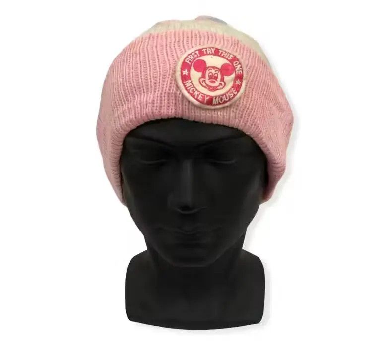 Disney × Mickey Mouse Vintage Mickey Mouse Cartoon Beanie Hat Size ONE SIZE - 1 Thumbnail