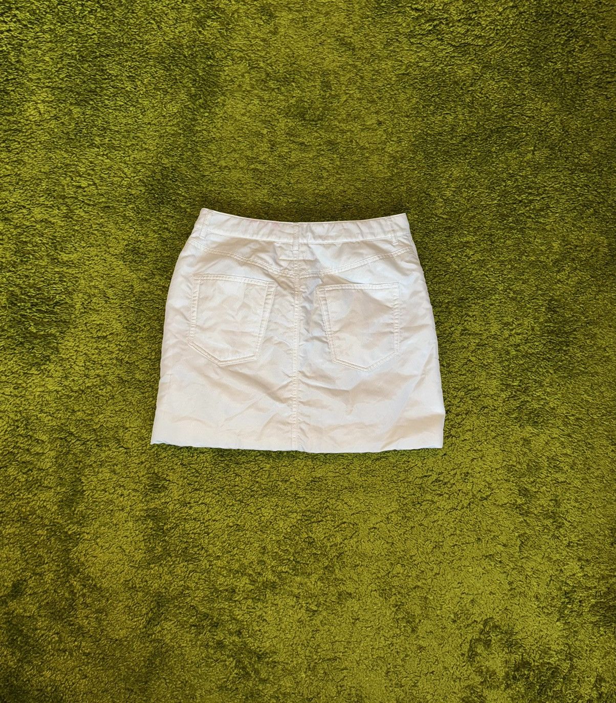 Designer × MM6 × Maison Margiela A/W 2019 Maison Martin Margiela MM6 nylon mini skirt Size 28" / US 6 / IT 42 - 2 Thumbnail