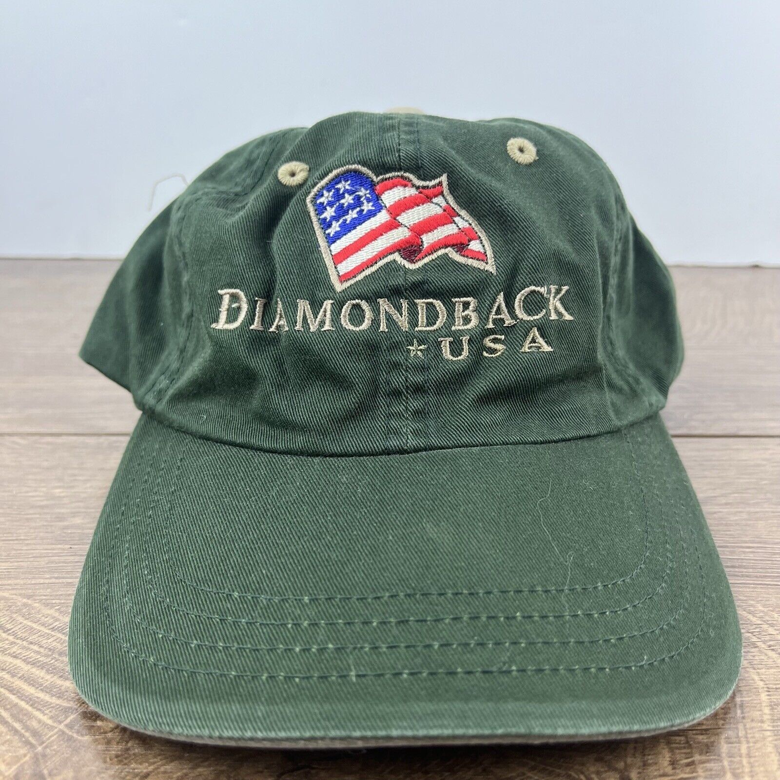 Other Diamondback USA Hat Adjustable Hat Green Hat Adjustable Gree Size ONE SIZE - 2 Thumbnail