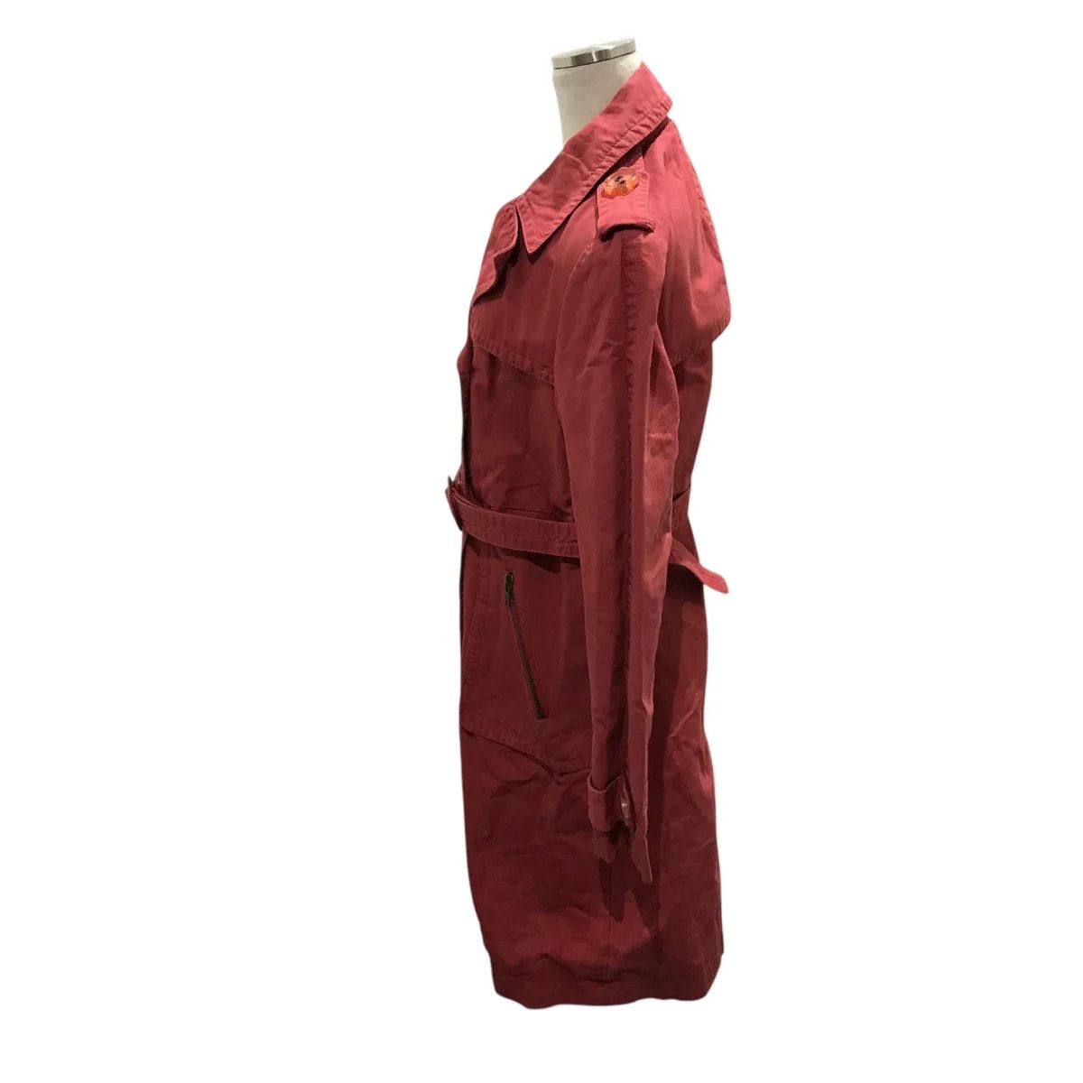Marc Jacobs Vintage Red Trench Coat 🧥 Size M / US 6-8 / IT 42-44 - 2 Thumbnail
