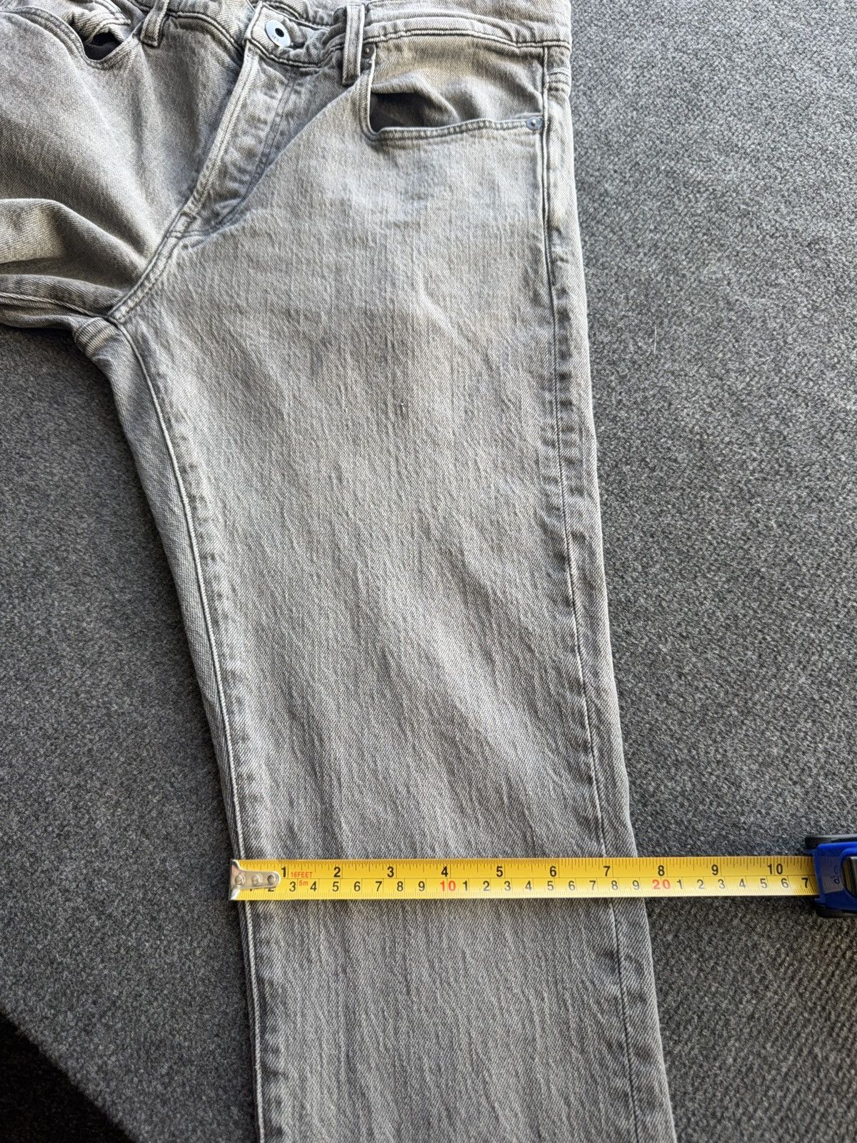 G-Star Y2K G-Star RAW 3301 Slim Faded Grey Denim Jeans W32 L32 Size US 32 / EU 48 - 23 Thumbnail