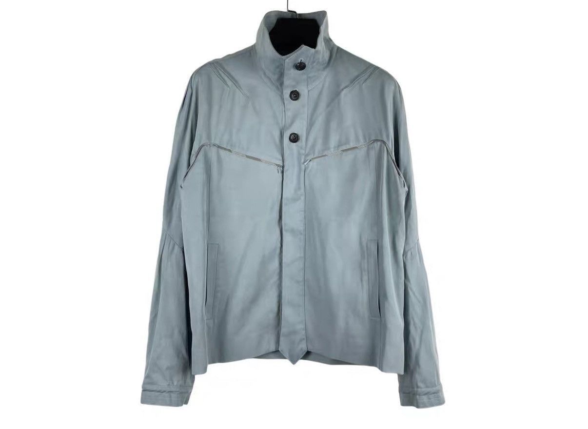 Kiko Kostadinov Blue Lightweight Jacket with Button Closure Size US M / EU 48-50 / 2 - 1 Thumbnail