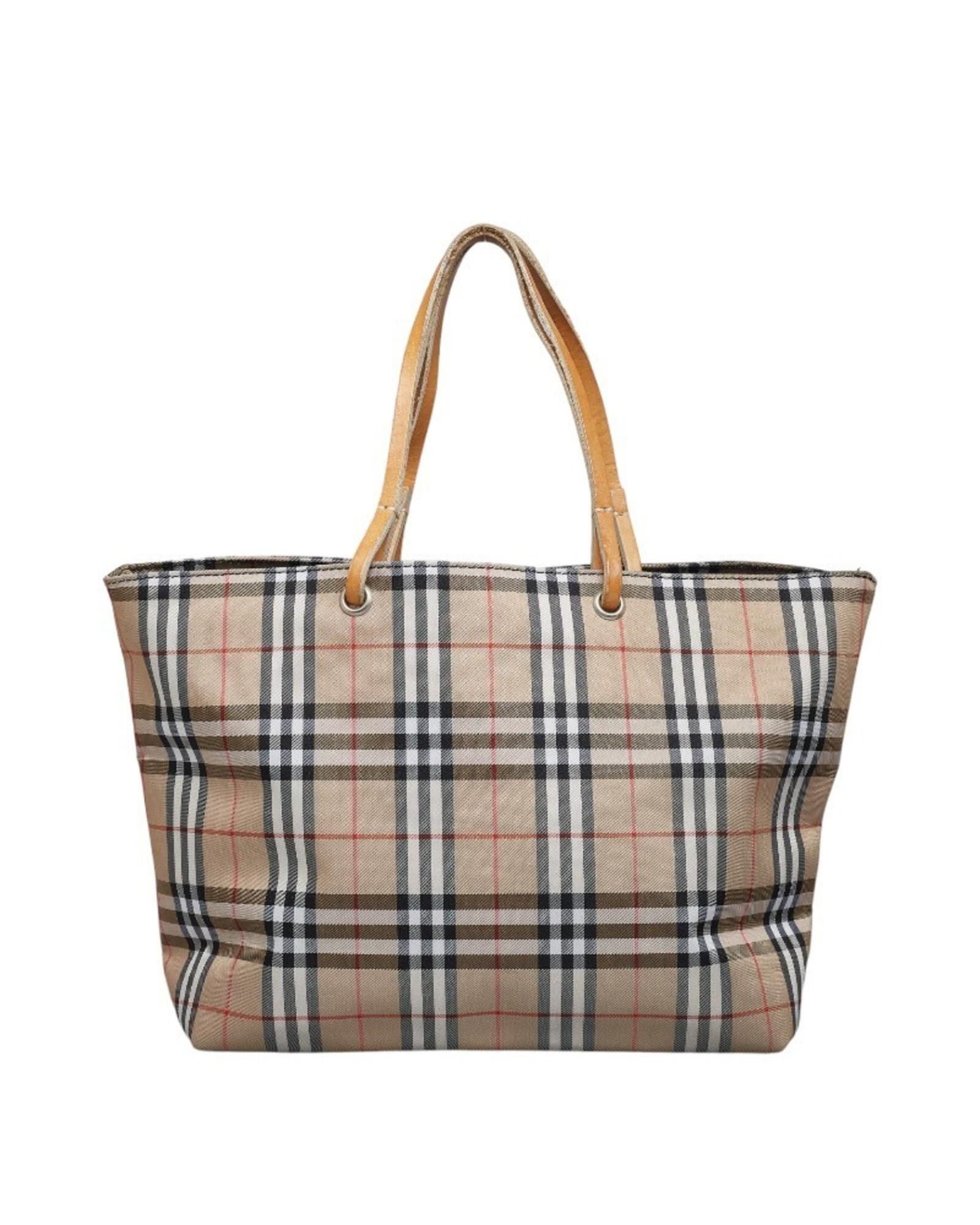 image of Burberry Beige Synthetic Fashion Bag With Minor Wear By Italian Designer, Women's