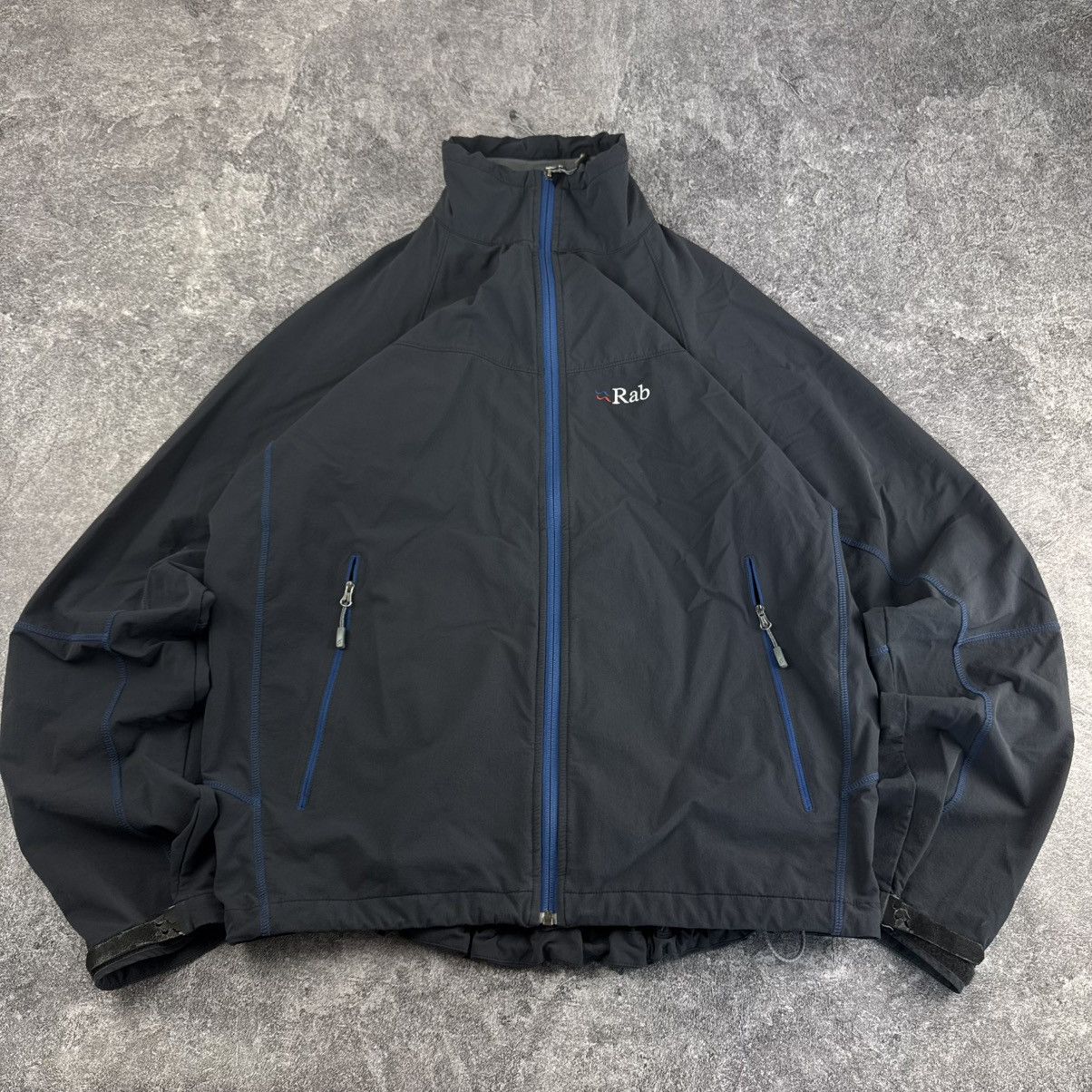 Rab Rab Navy Full-Zip Softshell Jacket / Blue Trim & Logo Size US XXL / EU 58 / 5 - 1 Thumbnail