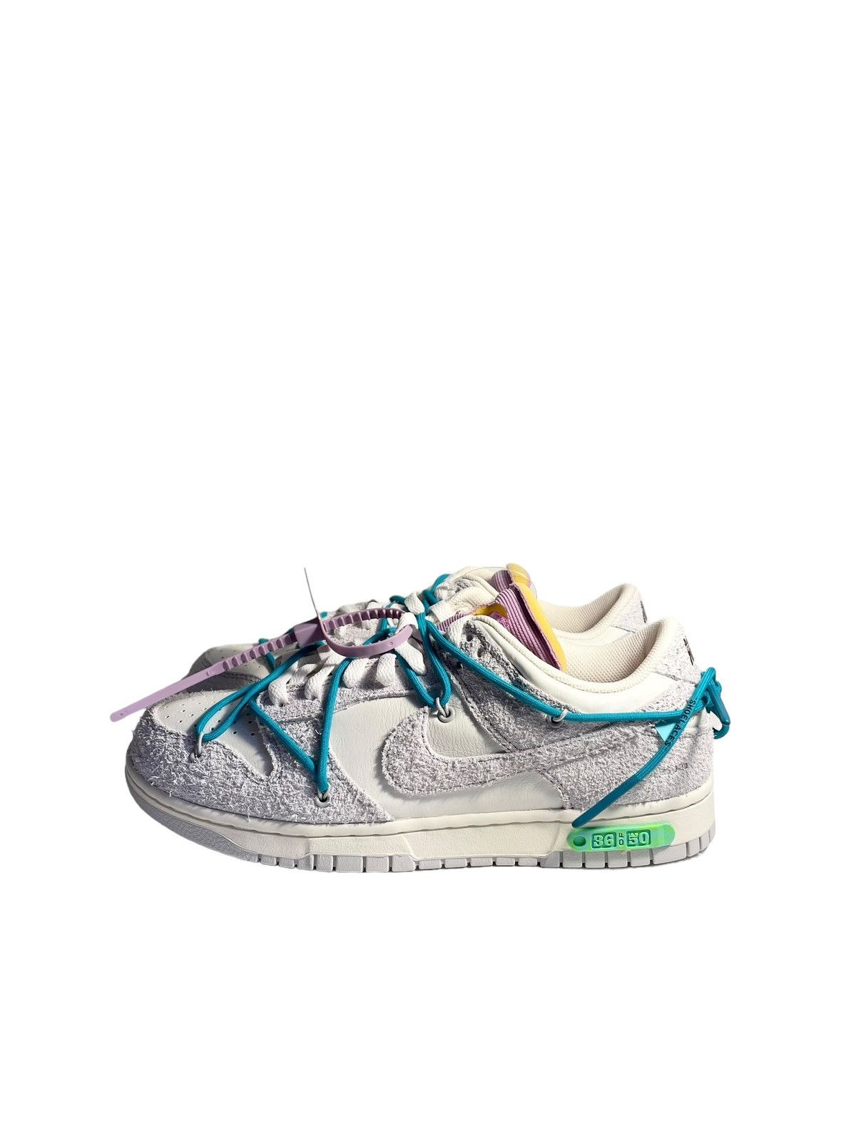 Nike × Off-White Nike x OFF-White Dunk Low ‘Lot 36’ Size US 10 / EU 43 - 4 Thumbnail