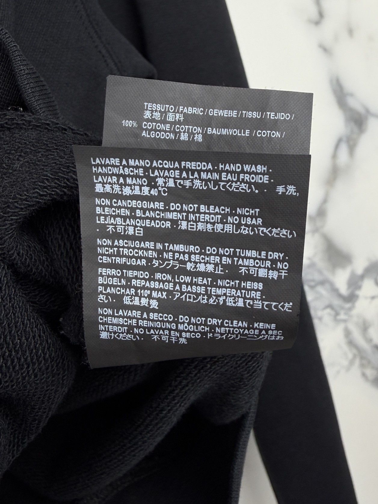 Balenciaga FW17 Balenciaga Paris Tourist Souvenir Hoodie Black Size US L / EU 52-54 / 3 - 7 Thumbnail