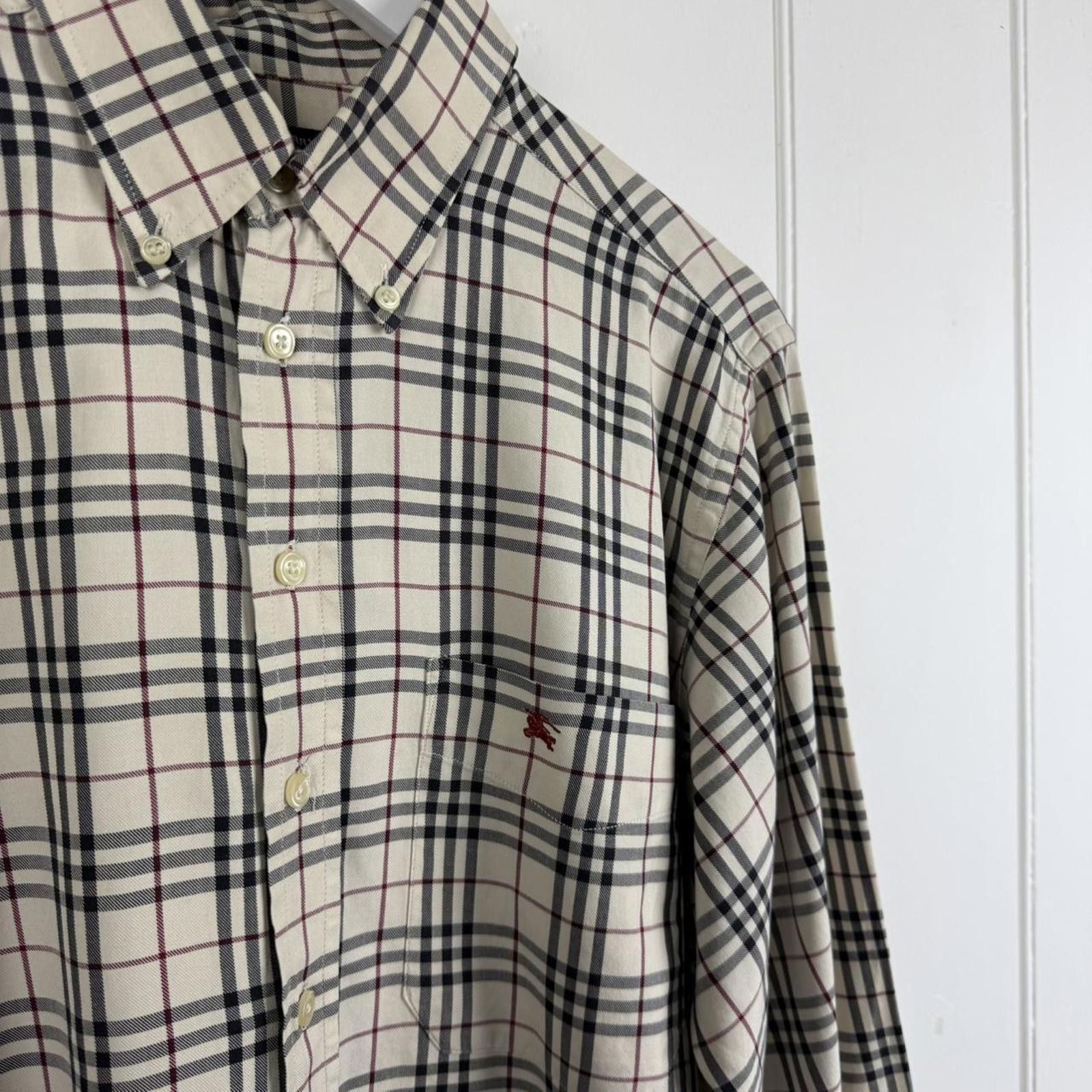 Burberry Vintage Burberry House Check Shirt LS Size US L / EU 52-54 / 3 - 2 Thumbnail