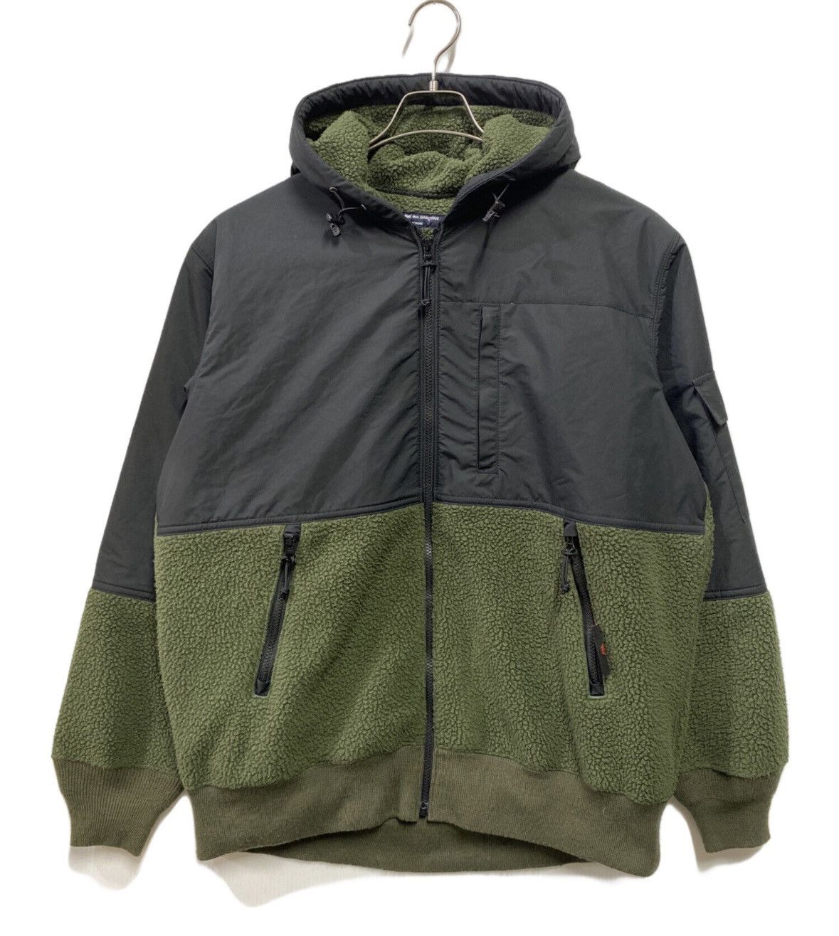 Comme des Garcons Homme Comme des Garcons Homme Polartec Fleece Jacket Olive L Size US L / EU 52-54 / 3 - 1 Thumbnail