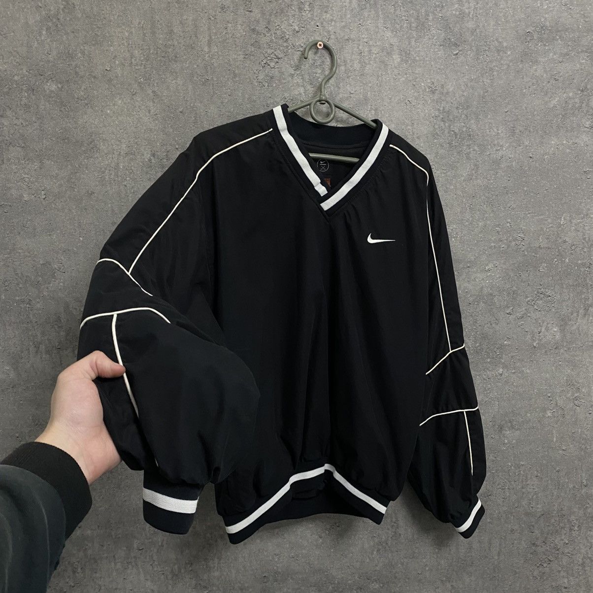 Nike Vintage 90s Nike Nylon Sweatshirt Baggy Y2K Size US S / EU 44-46 / 1 - 2 Thumbnail