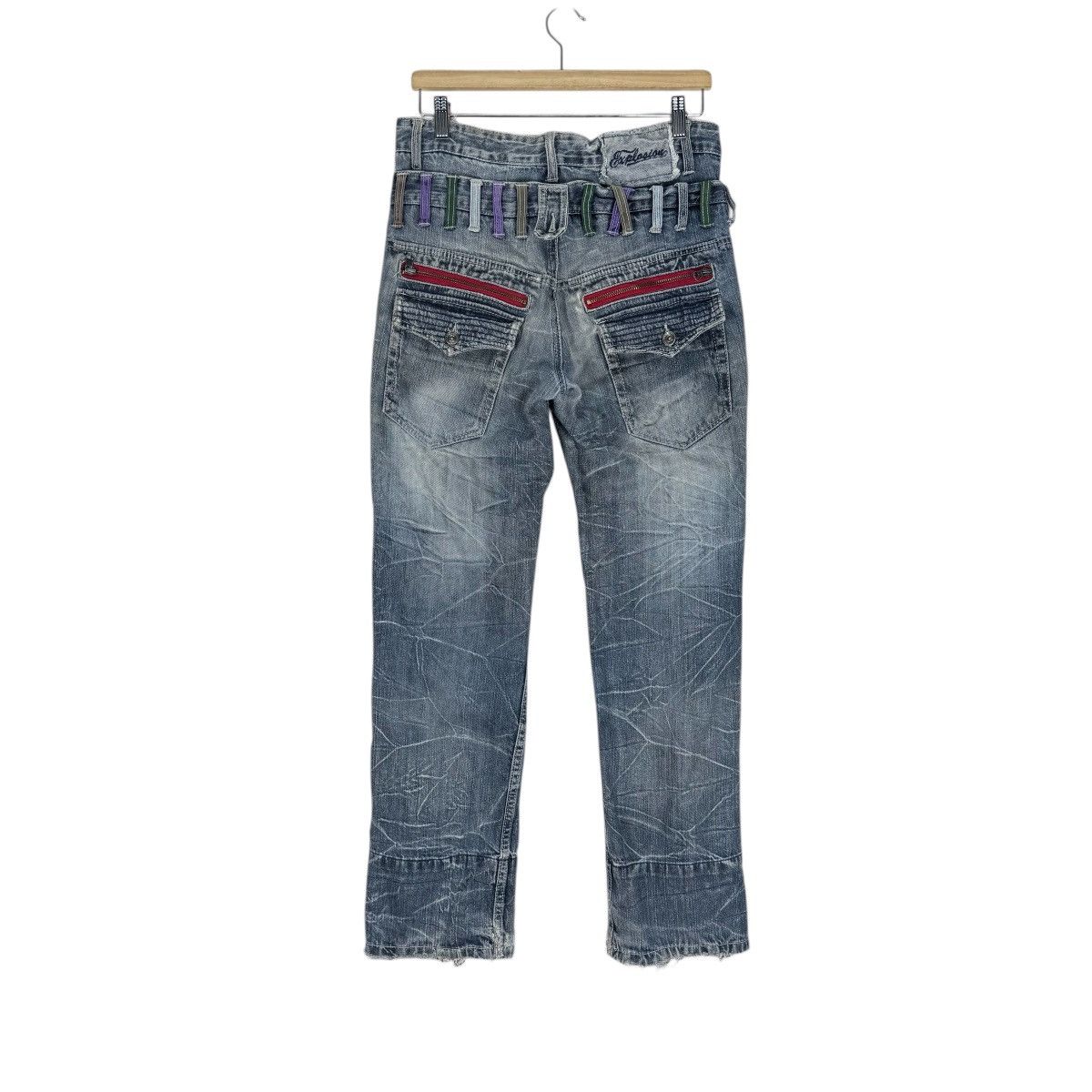Japanese Brand ☀️EXPLOSION DOUBLE WAIST DENIM JEANS PANT Size US 30 / EU 46 - 8 Thumbnail