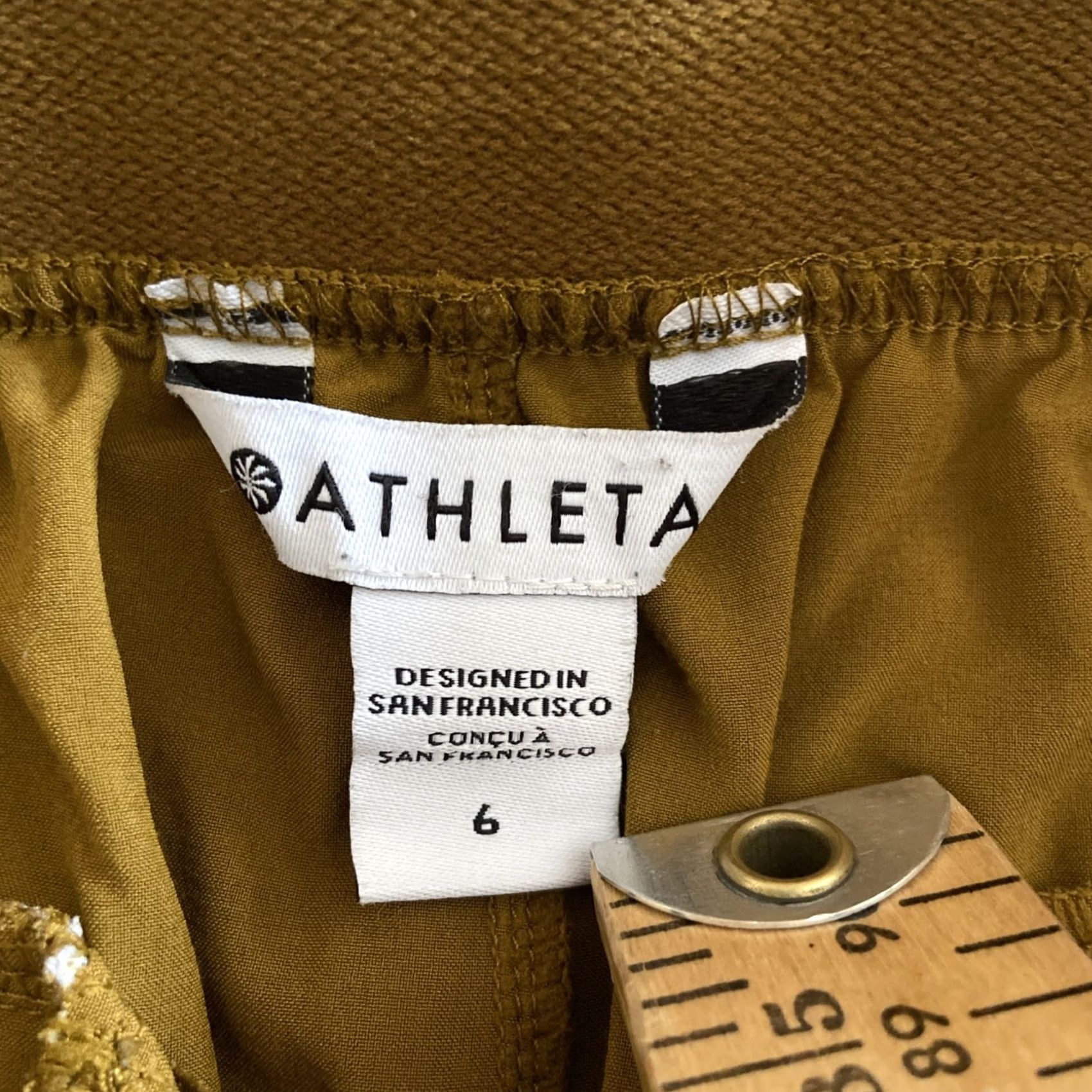 Athleta Athleta Women's Track Pants Size 6 Regular Brown 29.5in Inseam Pockets Breathable Size 28" / US 6 / IT 42 - 2 Thumbnail