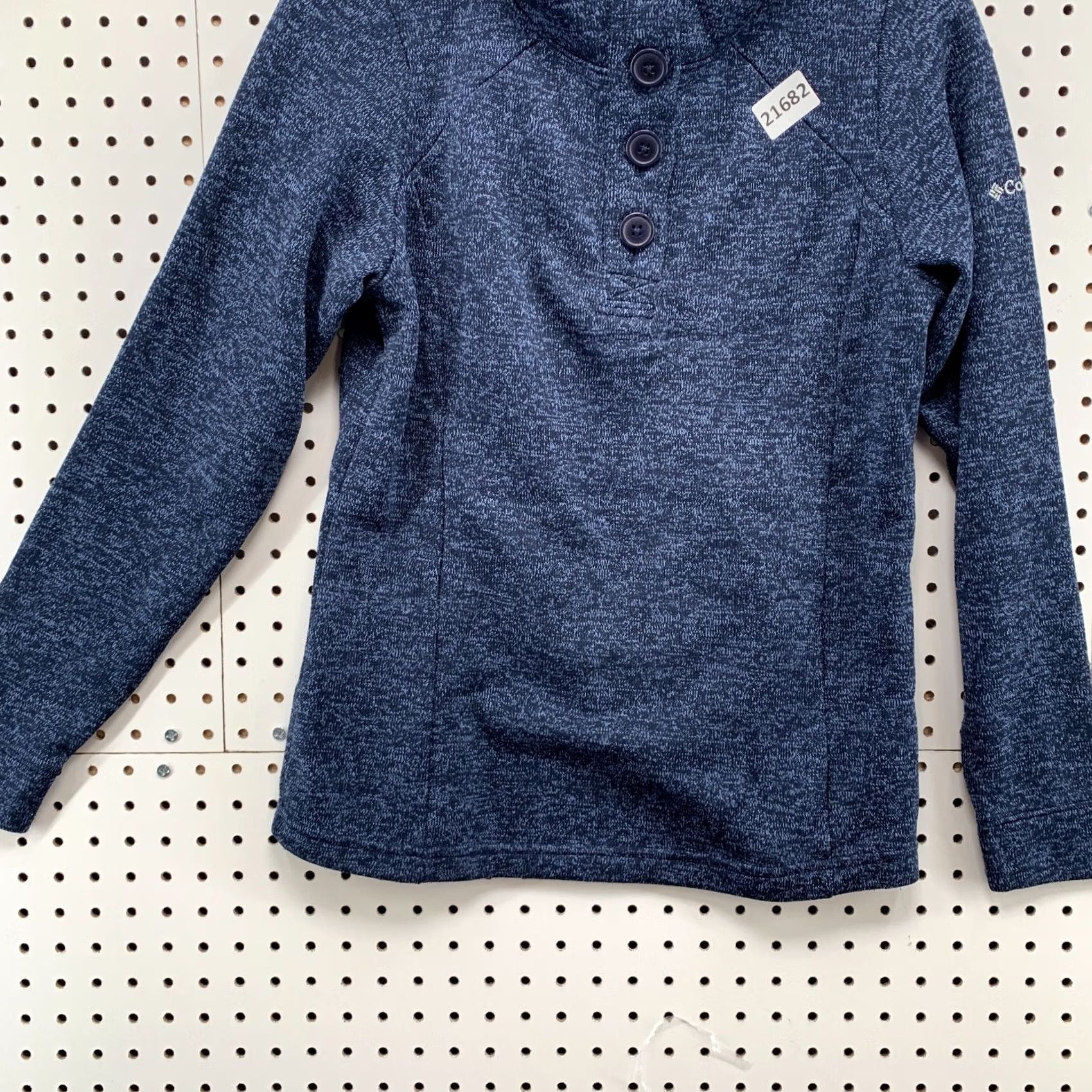 Vintage Columbia Hooded Henley Sweatshirt Blue Womens Small Hooded Henley Sweatshirt Womens Small Blue Columbia Hoodie Size S / US 4 / IT 40 - 6 Thumbnail