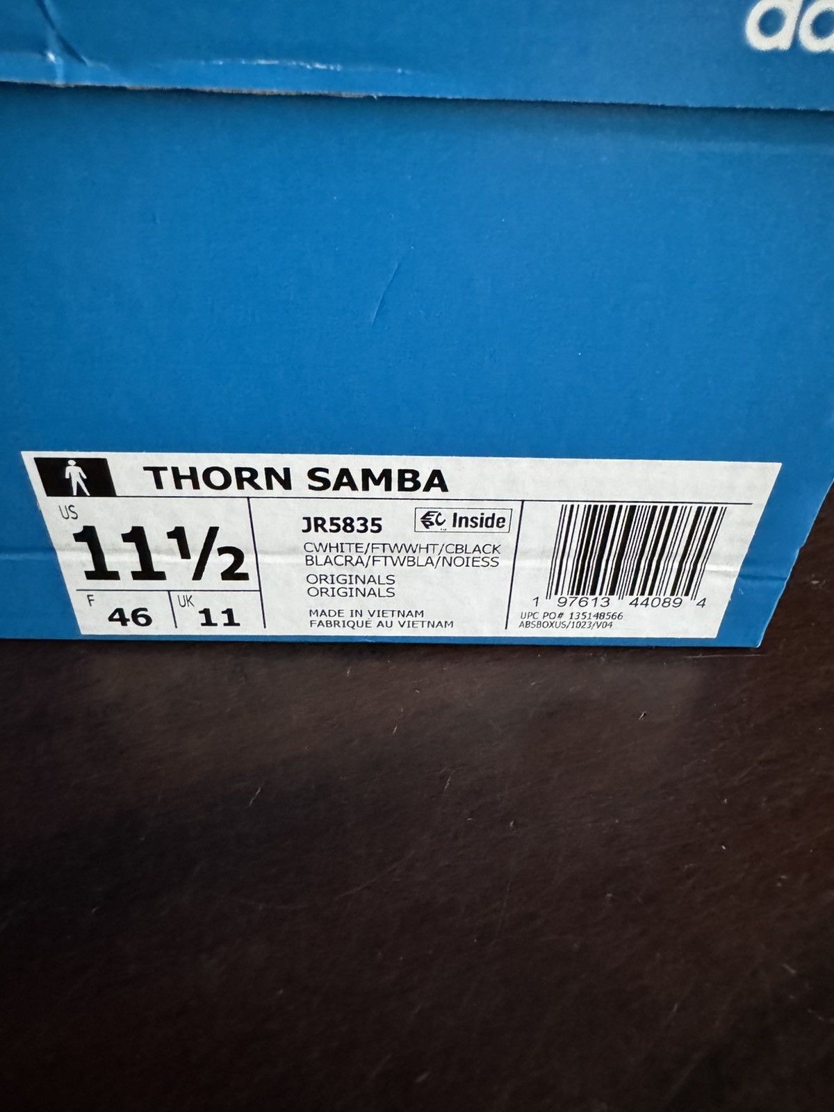 Adidas Clipse x Adidas Samba Thorn LT Cream White Size US 11.5 / EU 44-45 - 9 Thumbnail