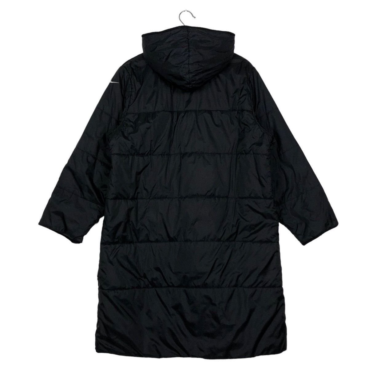 Nike 🔥90’s Vintage Long Jacket Light Puffer Down Nike Big Swoosh Size L / US 10 / IT 46 - 7 Thumbnail