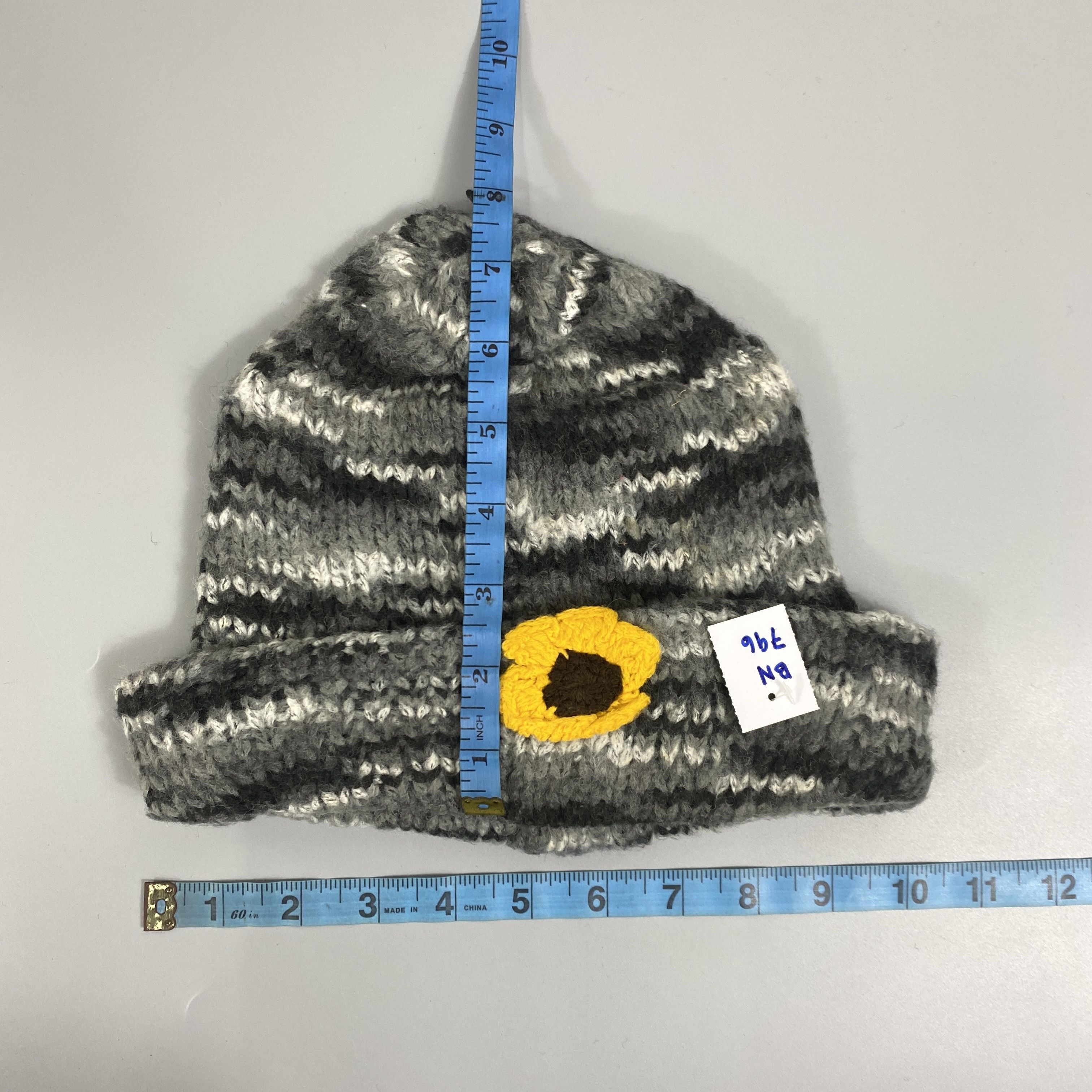 Japanese Brand Flower Knitted Beanie -BN796 Size ONE SIZE - 5 Thumbnail
