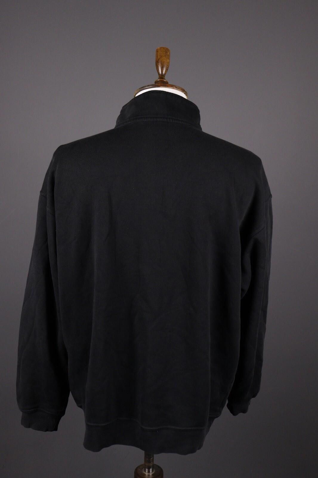 Fila Fila Big Logo Vintage Black 1/4 Zip Sweater Size XL Size US XL / EU 56 / 4 - 9 Thumbnail