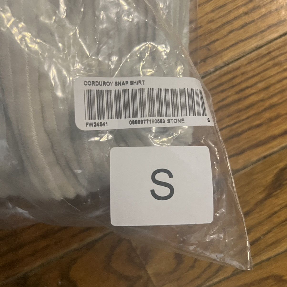 Supreme Supreme Wide Wale Corduroy Snap Shirt Natural Size: Small Size US S / EU 44-46 / 1 - 4 Thumbnail