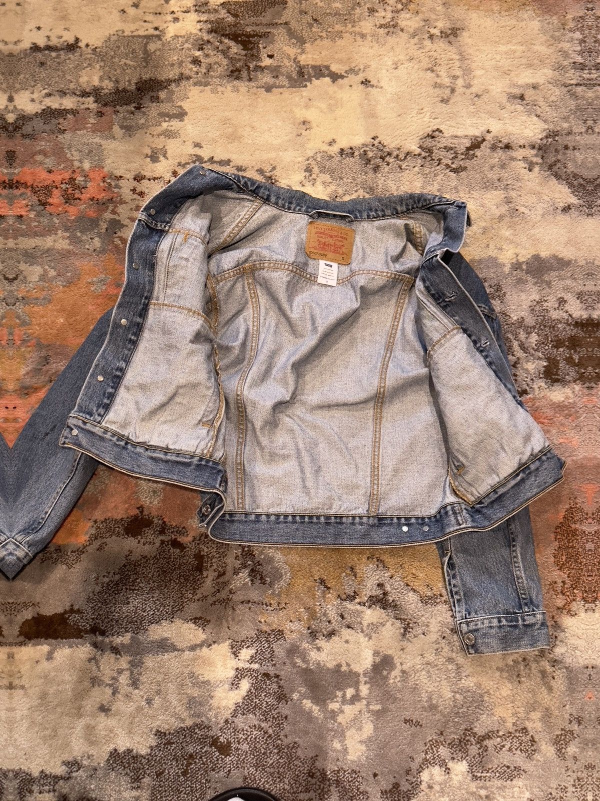Levi's Levi’s 2000s Denim Standard Trucker Jacket Size US S / EU 44-46 / 1 - 5 Thumbnail