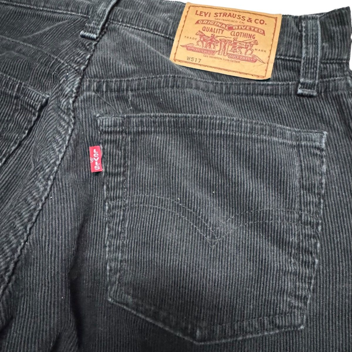 Levi's Vintage Levis 517 Corduroy Flare Jeans Size 27" / US 4 / IT 40 - 12 Thumbnail