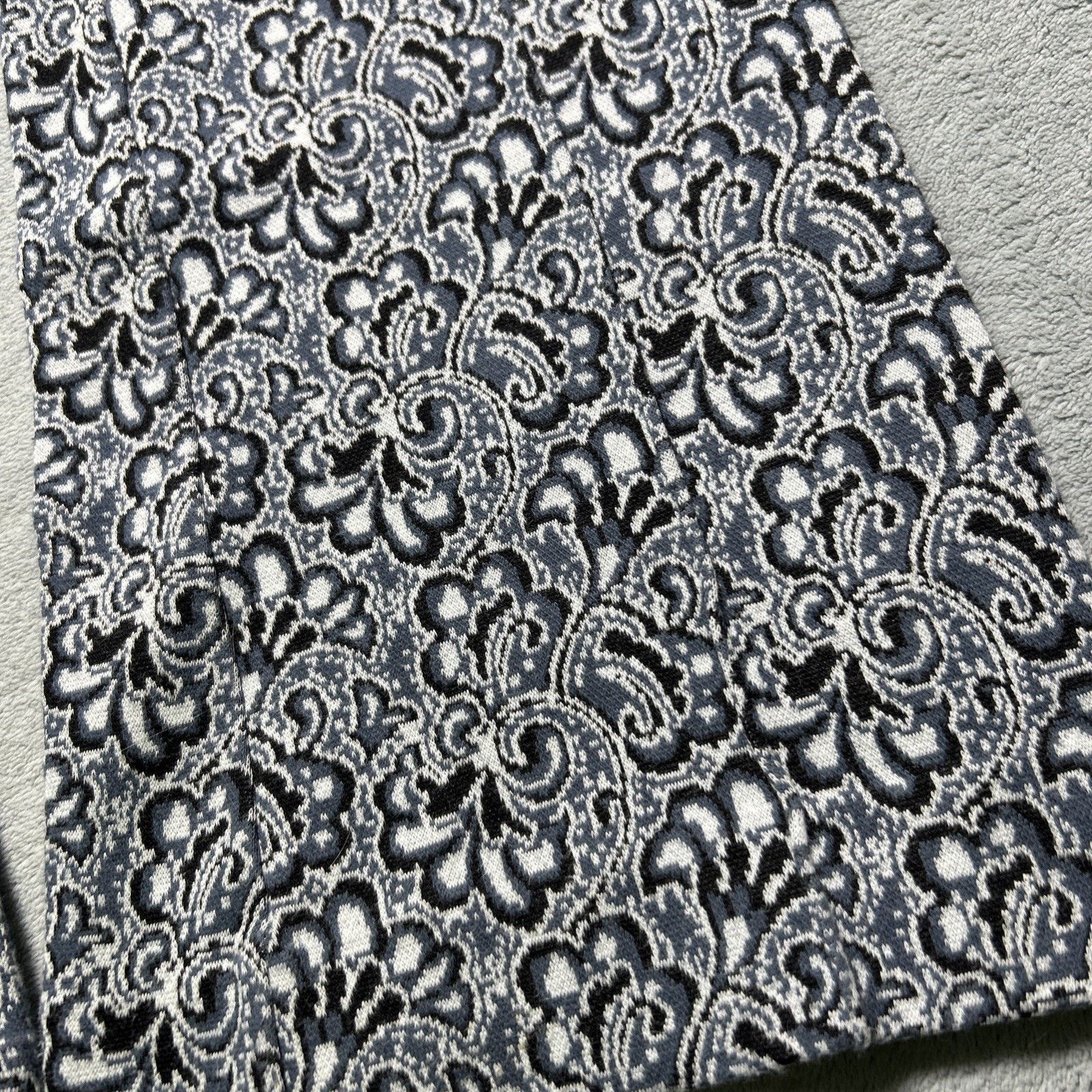 Anthropologie Maeve The Margot Palazzo Wide Leg Pants Small Paisley Pleat Size 31" - 2 Thumbnail